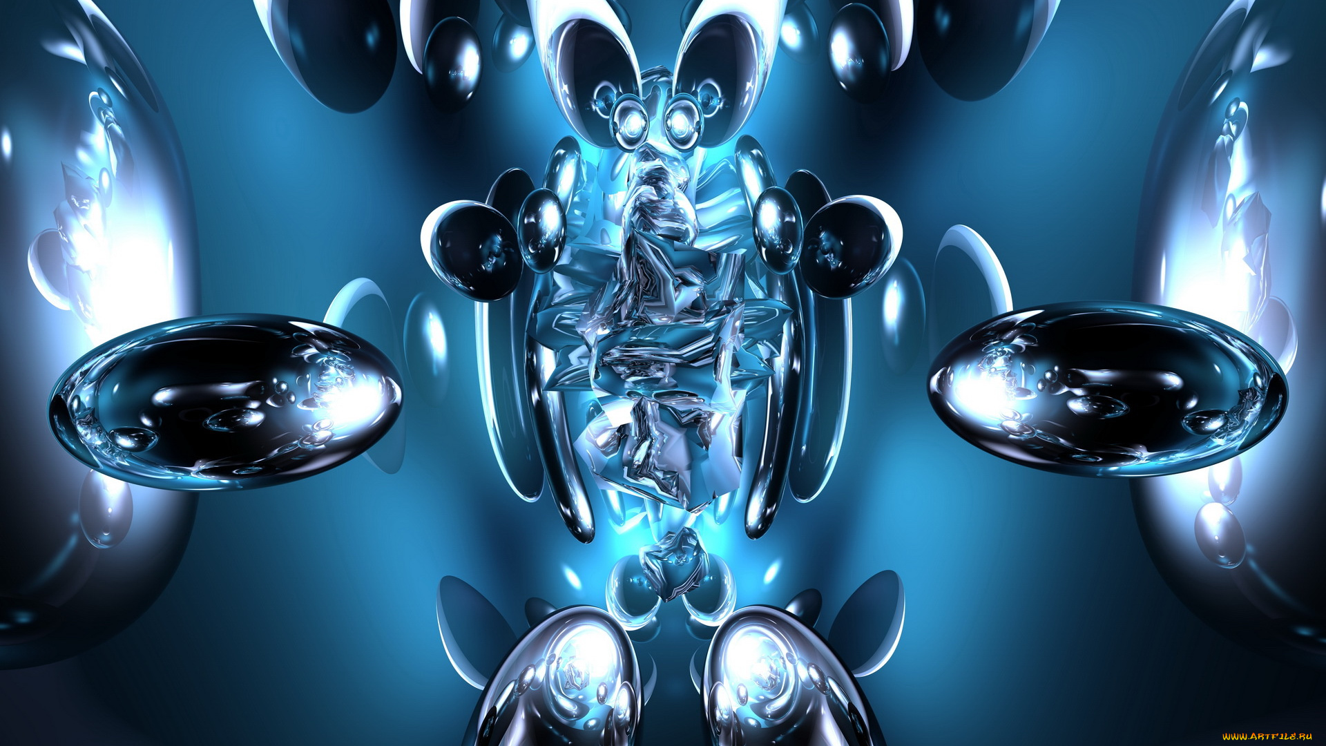 3д, графика, fractal, фракталы