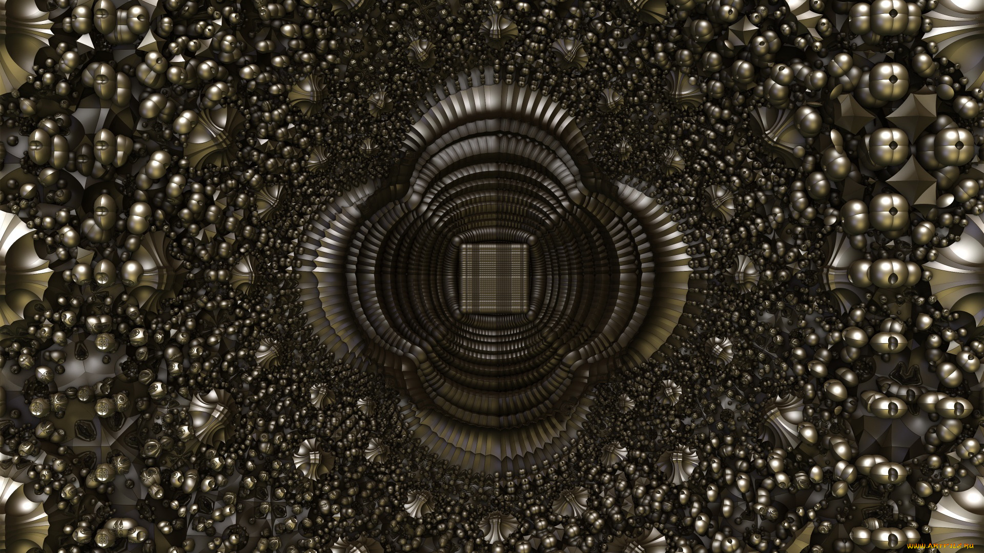 3д, графика, fractal, фракталы