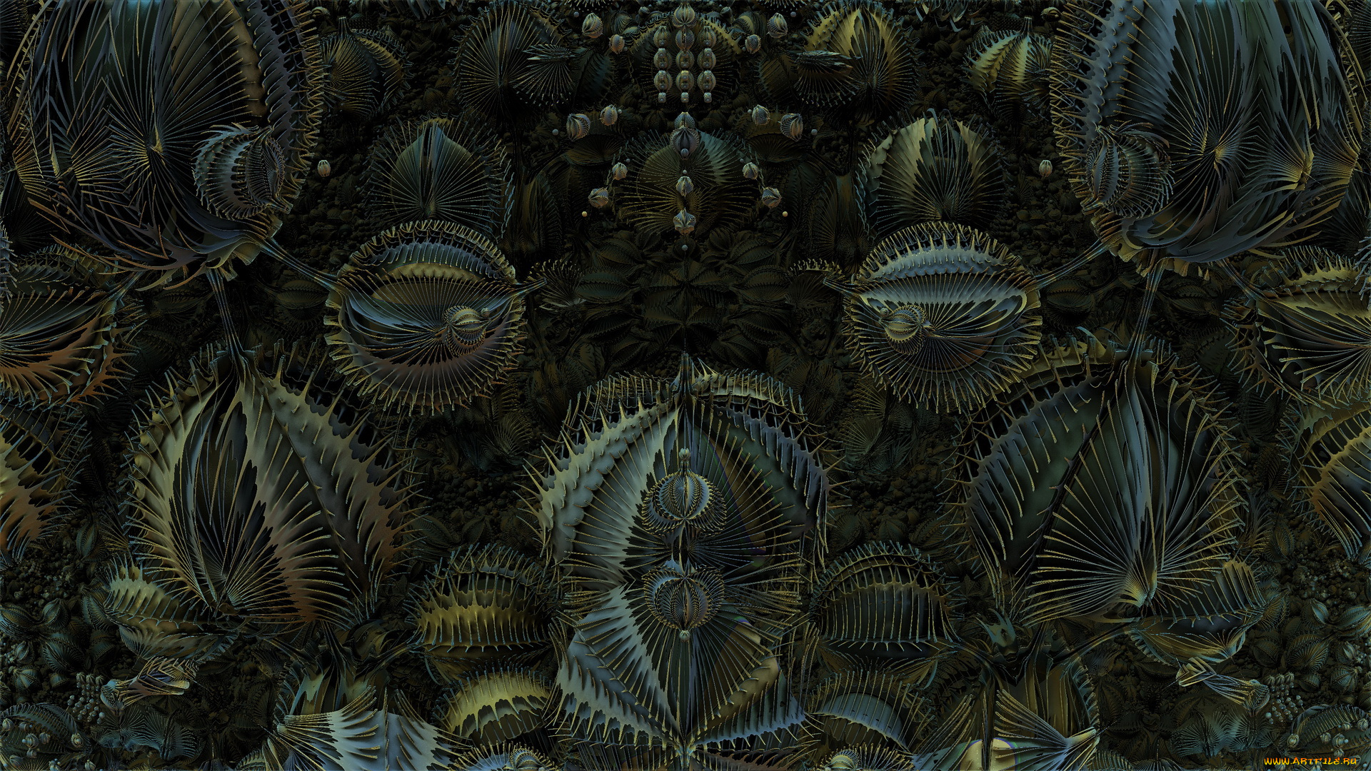 3д, графика, fractal, фракталы, абстракции