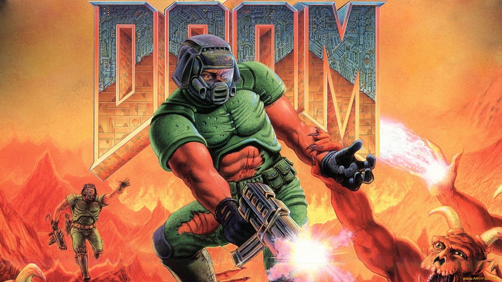 doom, видео, игры