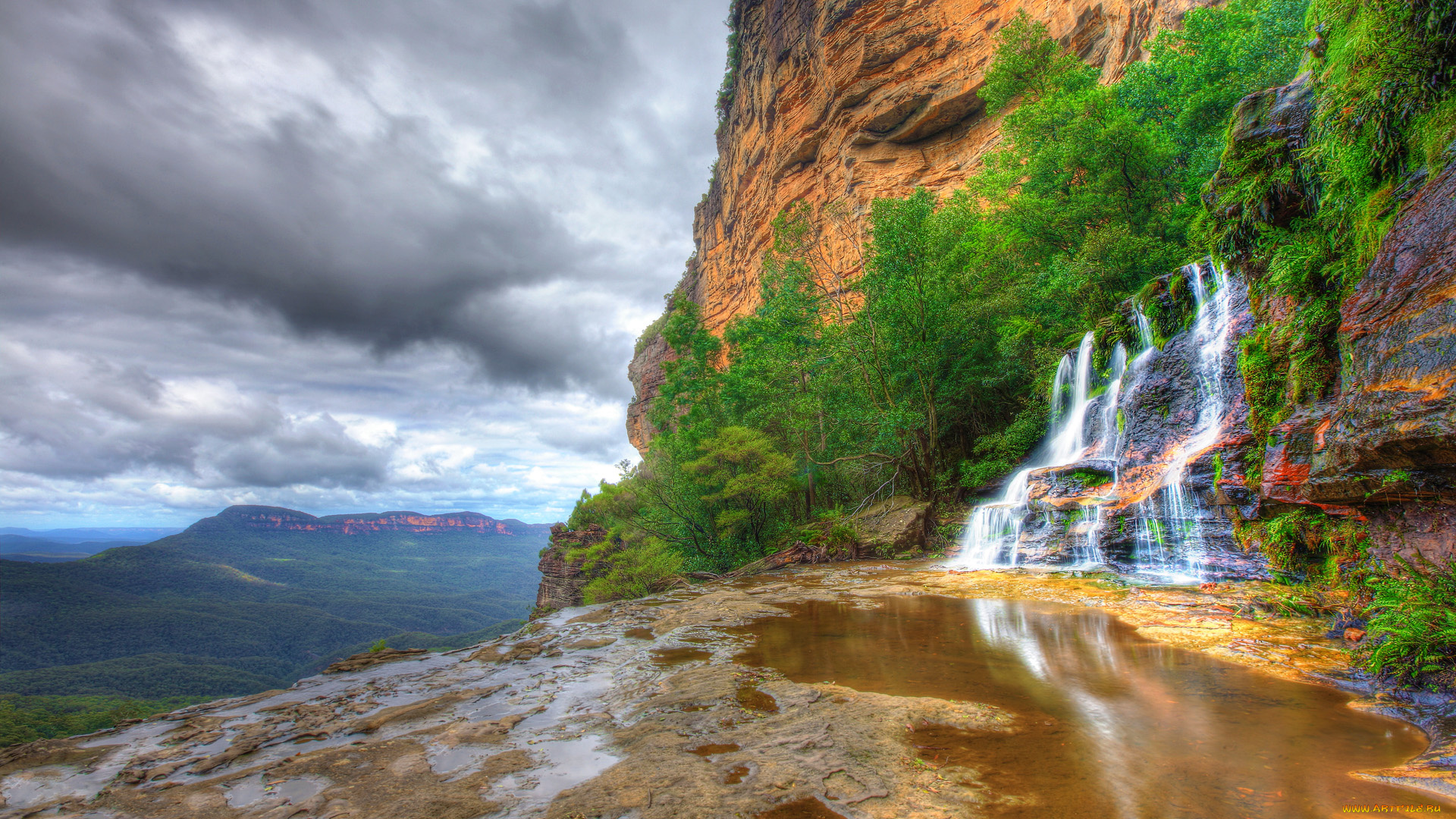 природа, водопады