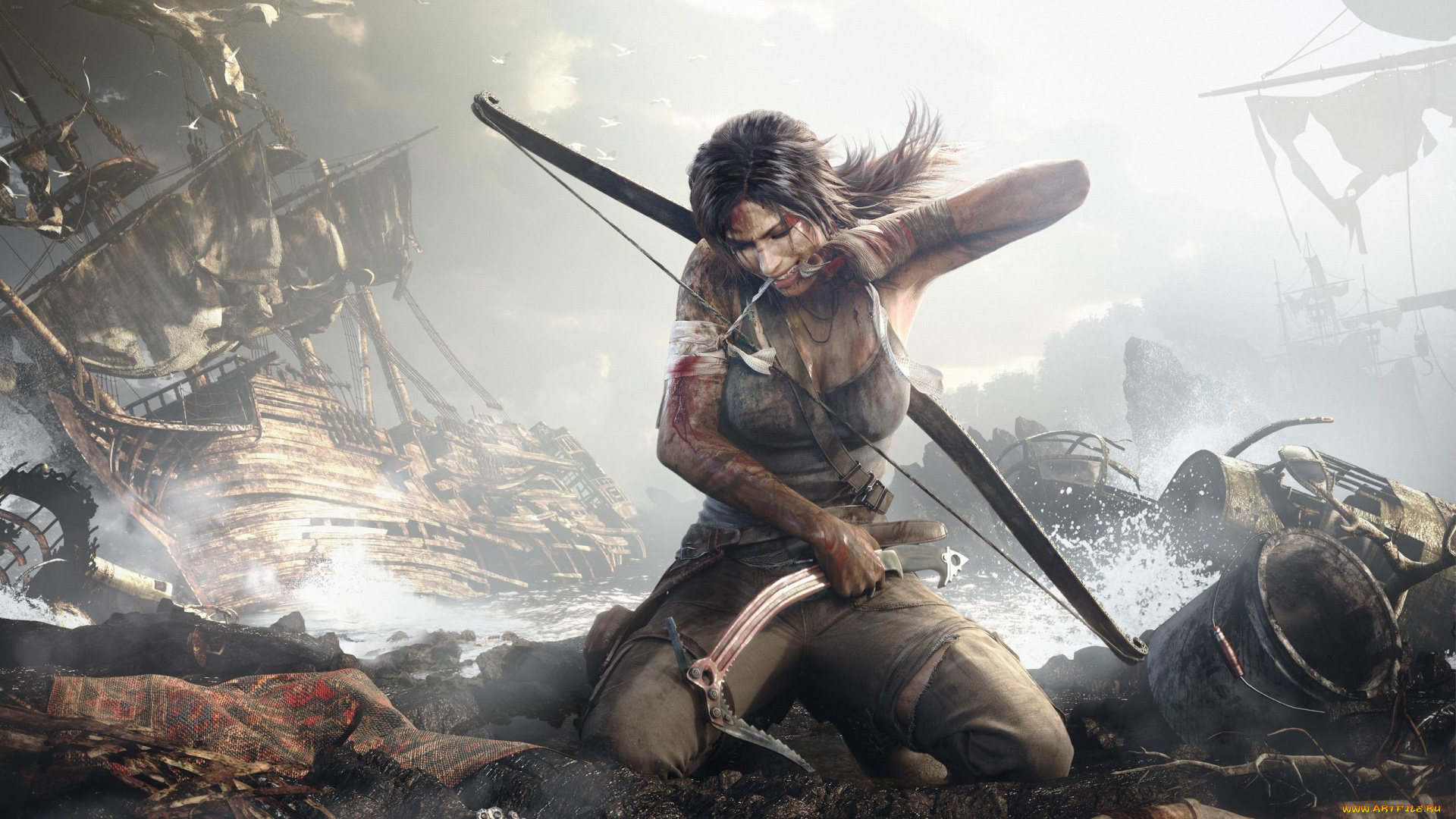 tomb, raider, видео, игры, 2013