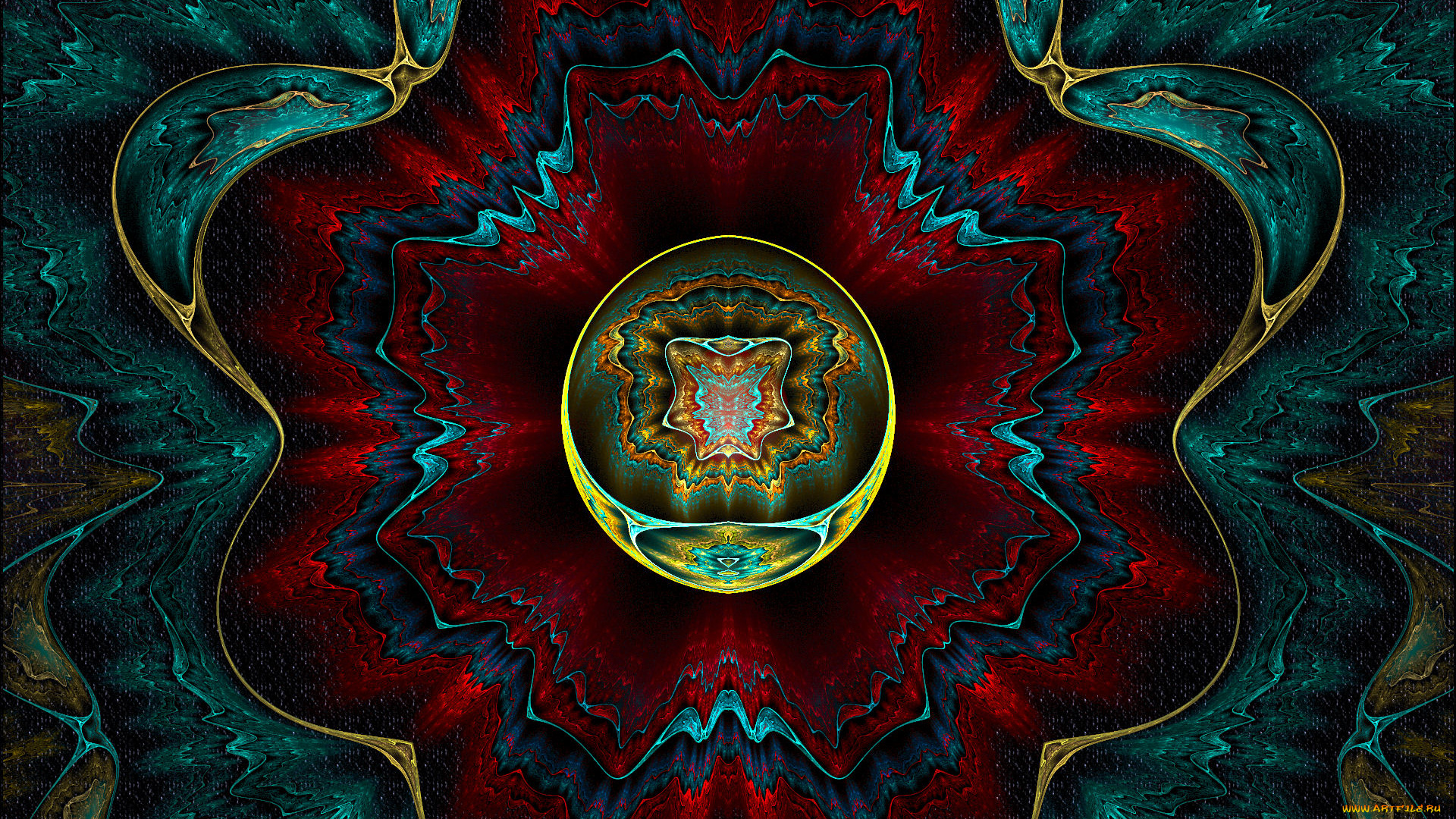 3д, графика, fractal, фракталы, график, узор, цвета