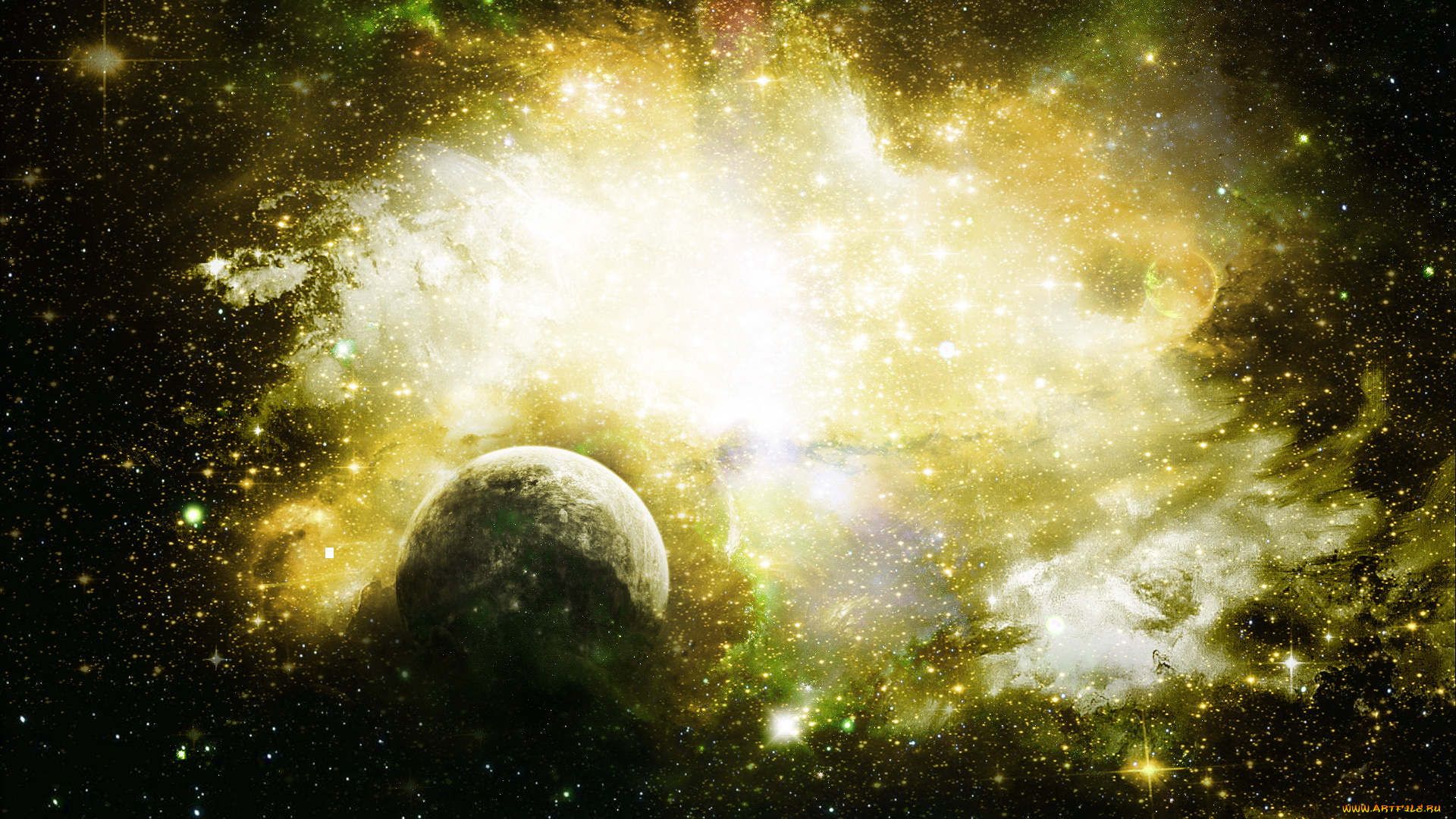 космос, арт, планеты