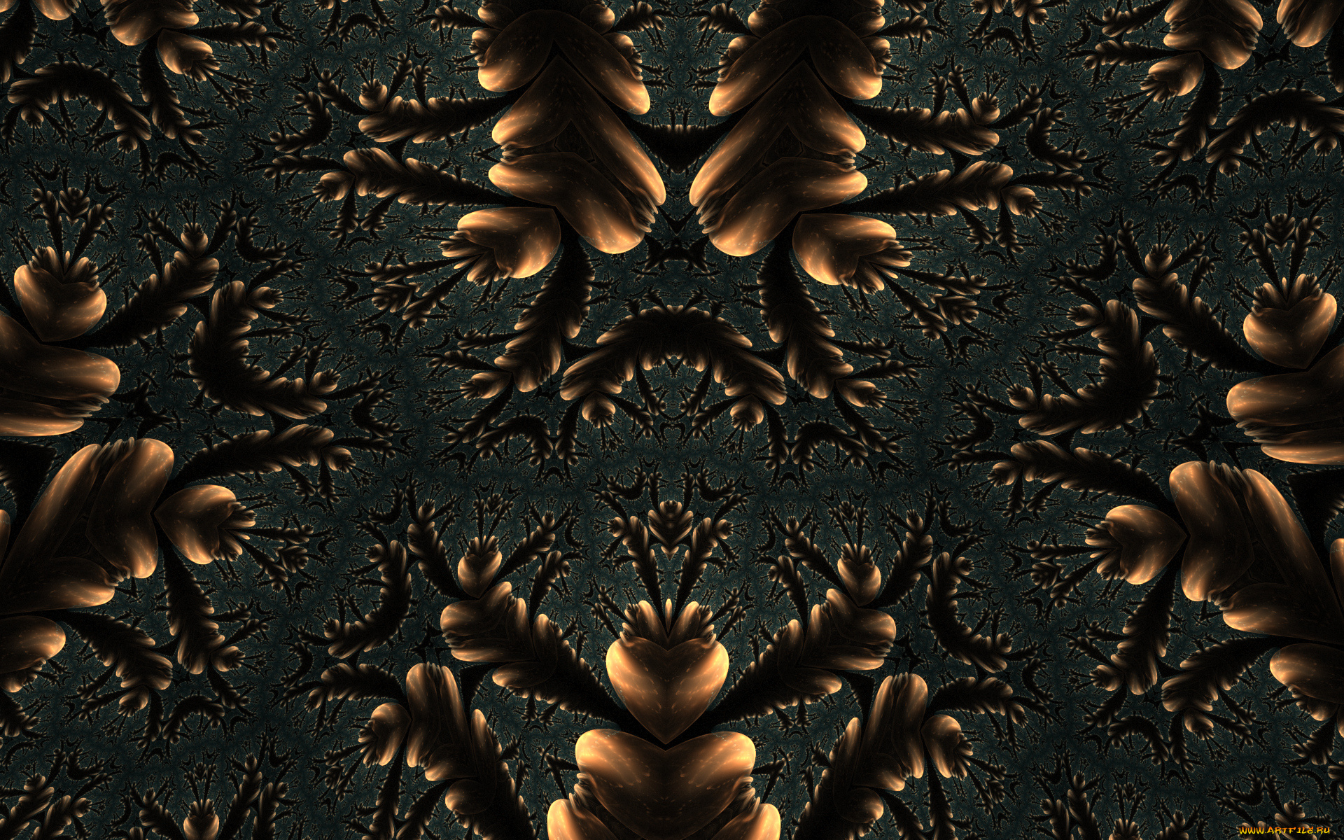 3д, графика, fractal, фракталы, цвет, узор