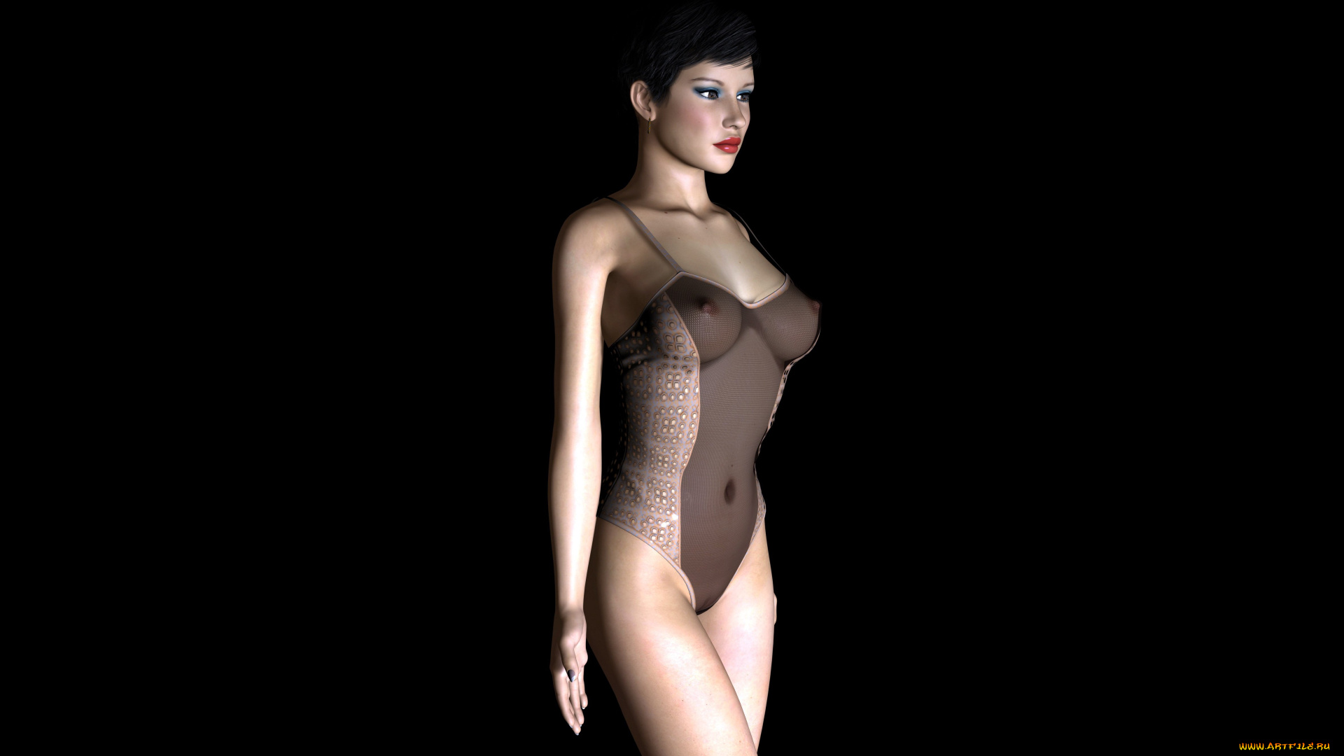 3д, графика, люди, , people, фон, взгляд, девушка