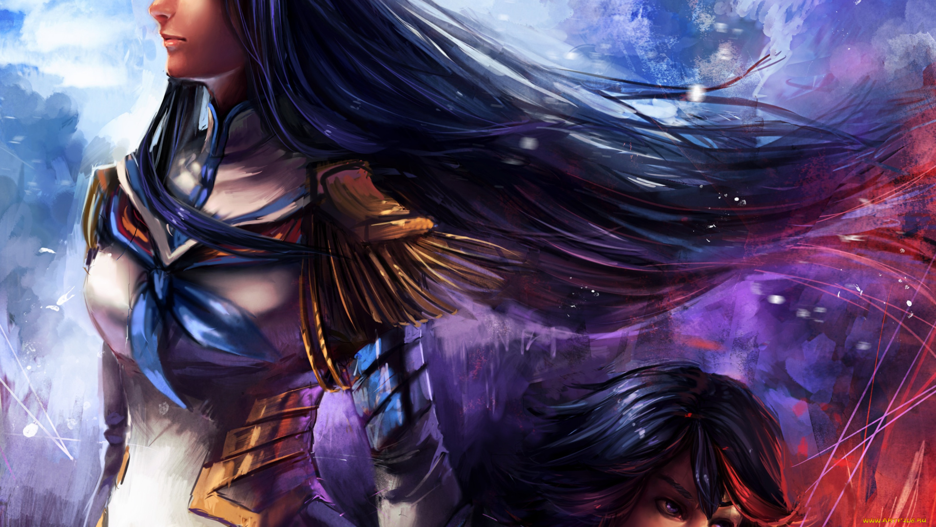 аниме, kill, la, kill, брюнетки, арт, девушки