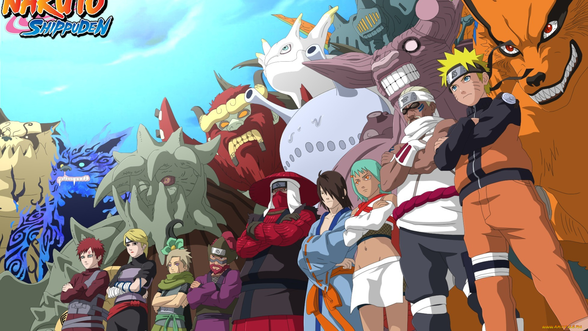 аниме, naruto, by, classicdg, shippuden, bijuu, jinchuuriki