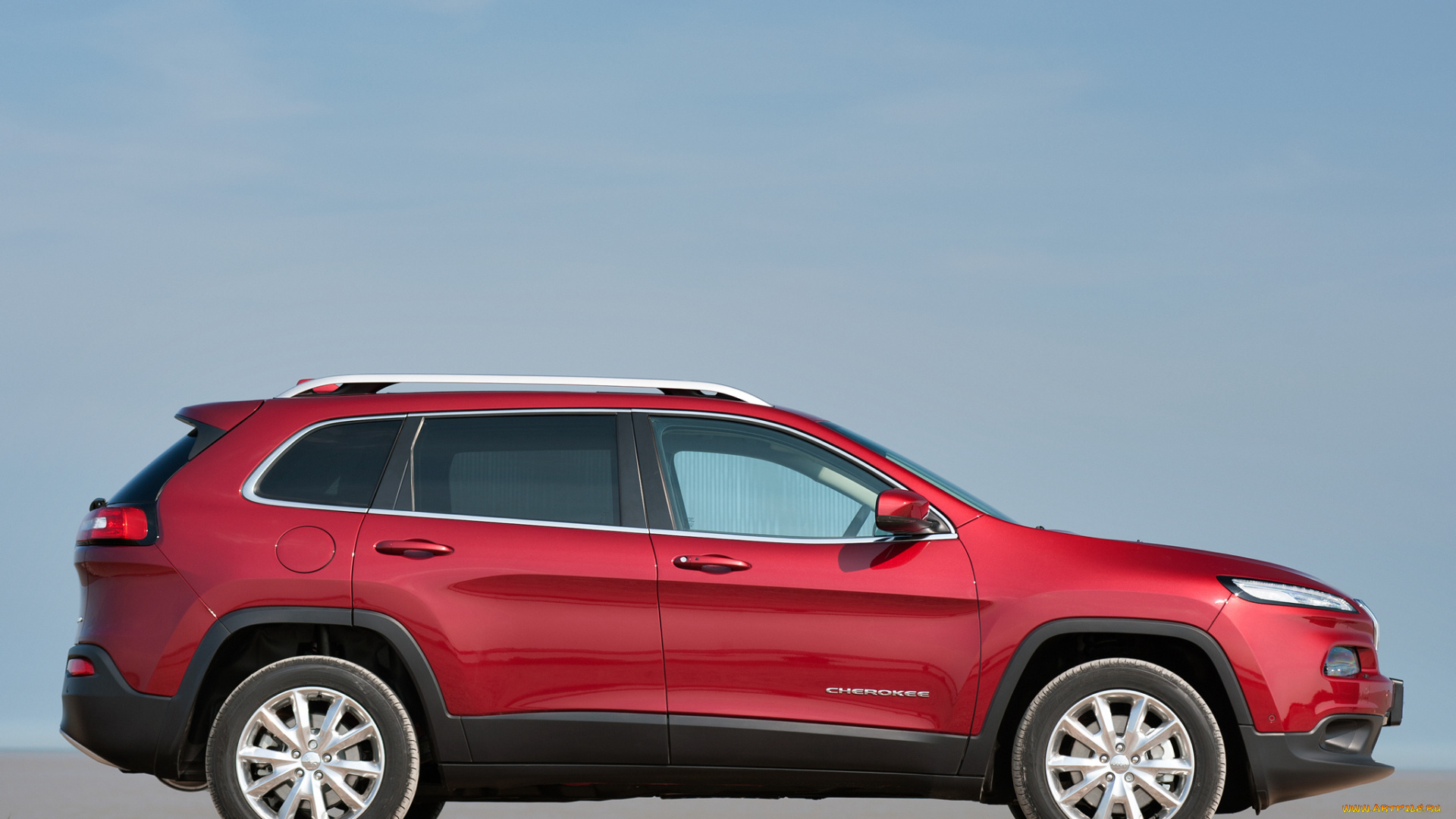 автомобили, jeep, красный, 2014г, kl, uk-spec, limited, cherokee