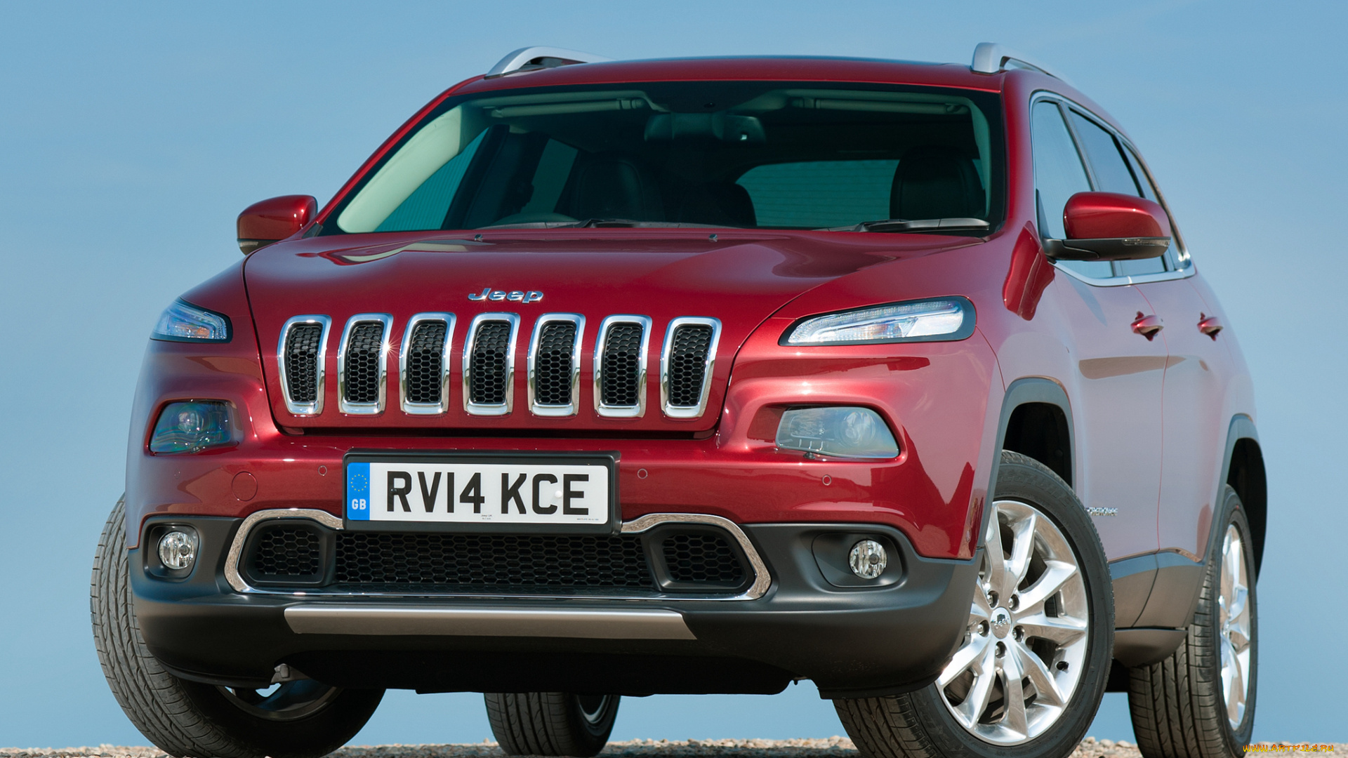 автомобили, jeep, красный, kl, uk-spec, limited, 2014г, cherokee