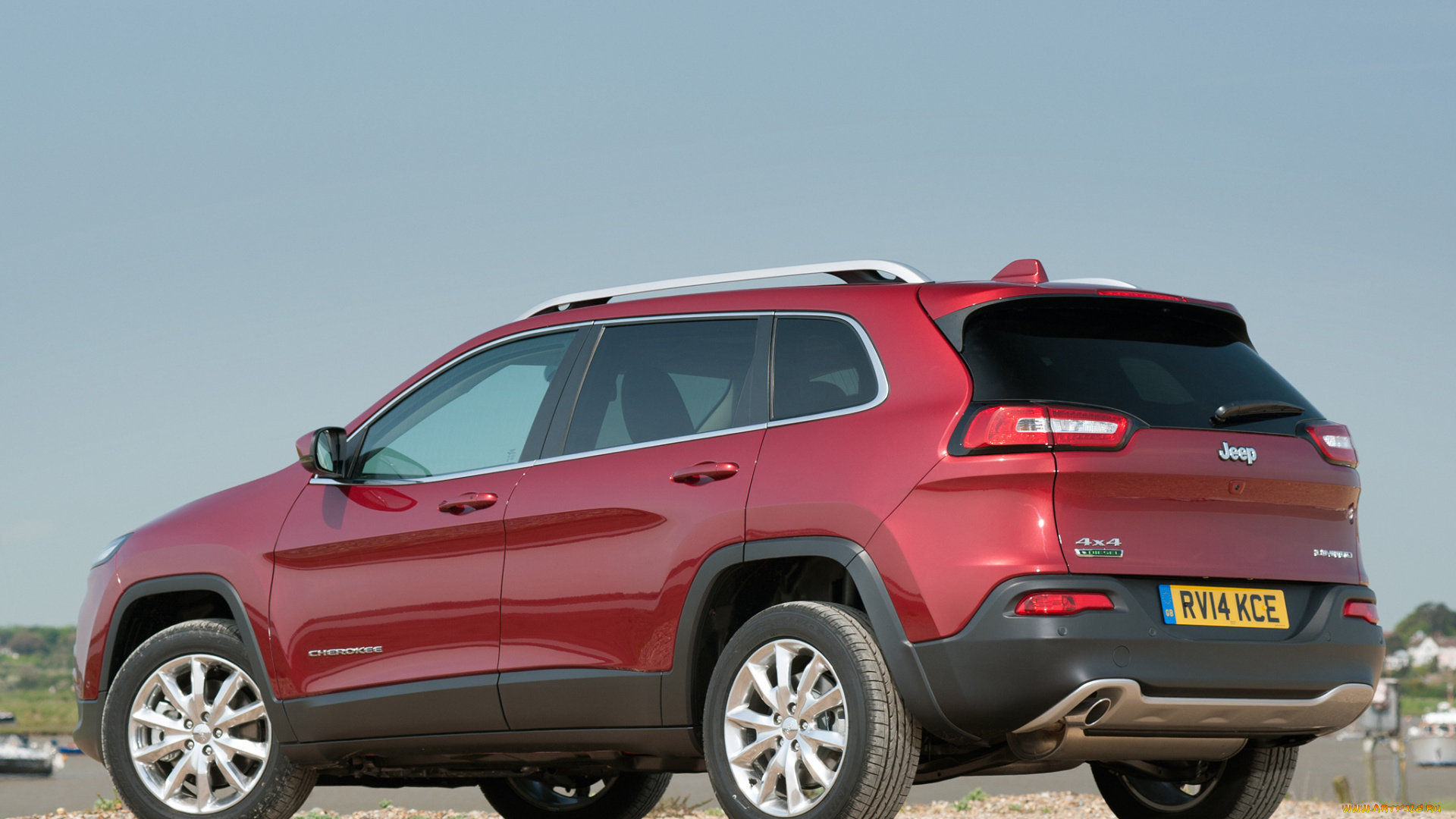 автомобили, jeep, limited, cherokee, 2014г, kl, uk-spec, красный