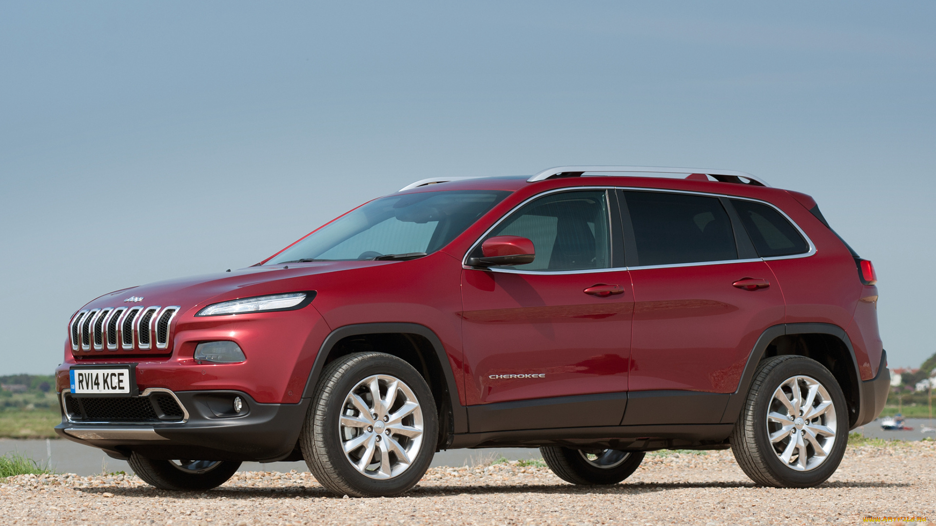 автомобили, jeep, uk-spec, limited, cherokee, красный, 2014г, kl