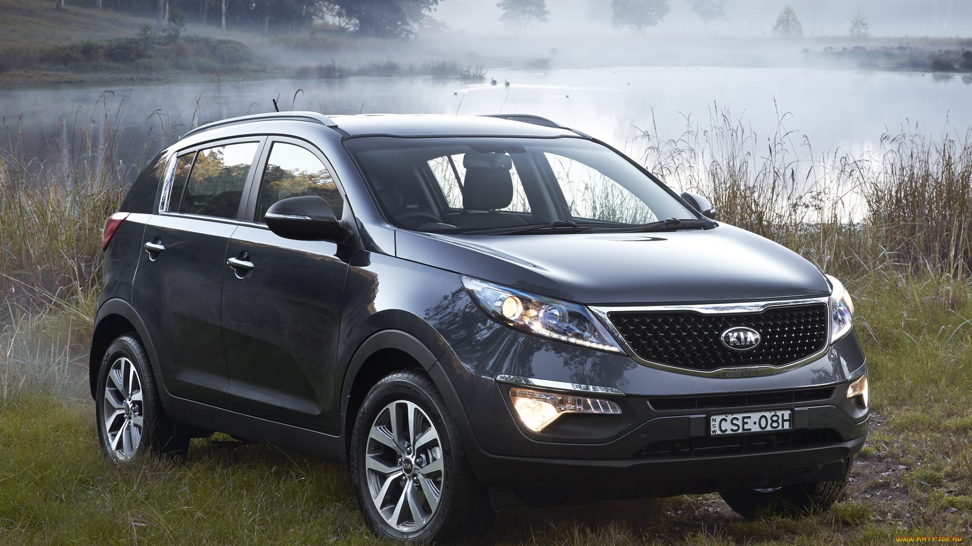 автомобили, kia, au-spec, ', sportage, темный, 2014г