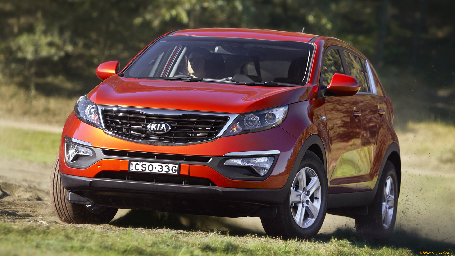 автомобили, kia, красный, 2014г, au-spec, sportage