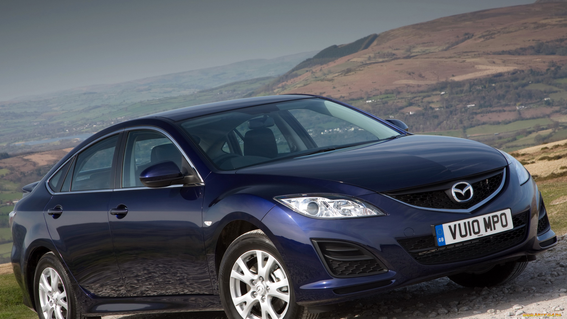 автомобили, mazda, 6, gh, uk-spec, hatchback, синий