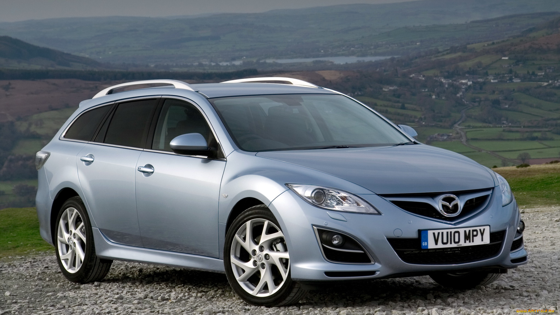 автомобили, mazda, uk-spec, wagon, 6, серый, gh