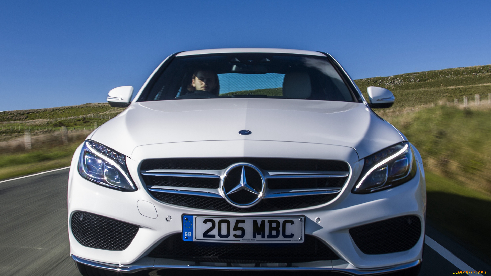 автомобили, mercedes-benz, светлый, 2014г, w205, uk-spec, line, bluetec, amg, c, 220