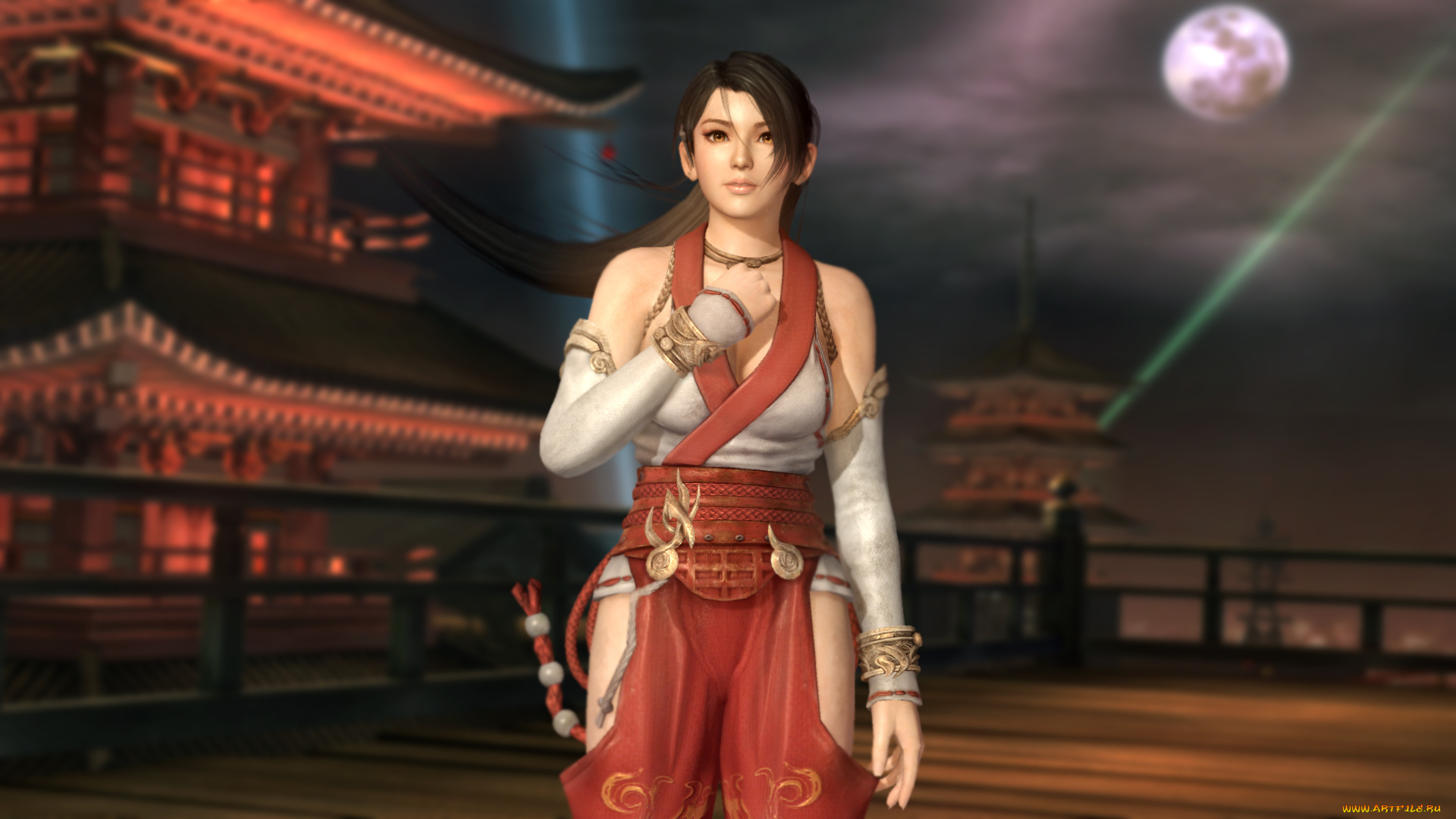 dead, or, alive, 5, 3д, графика, аниме, , anime, девушка, взгляд