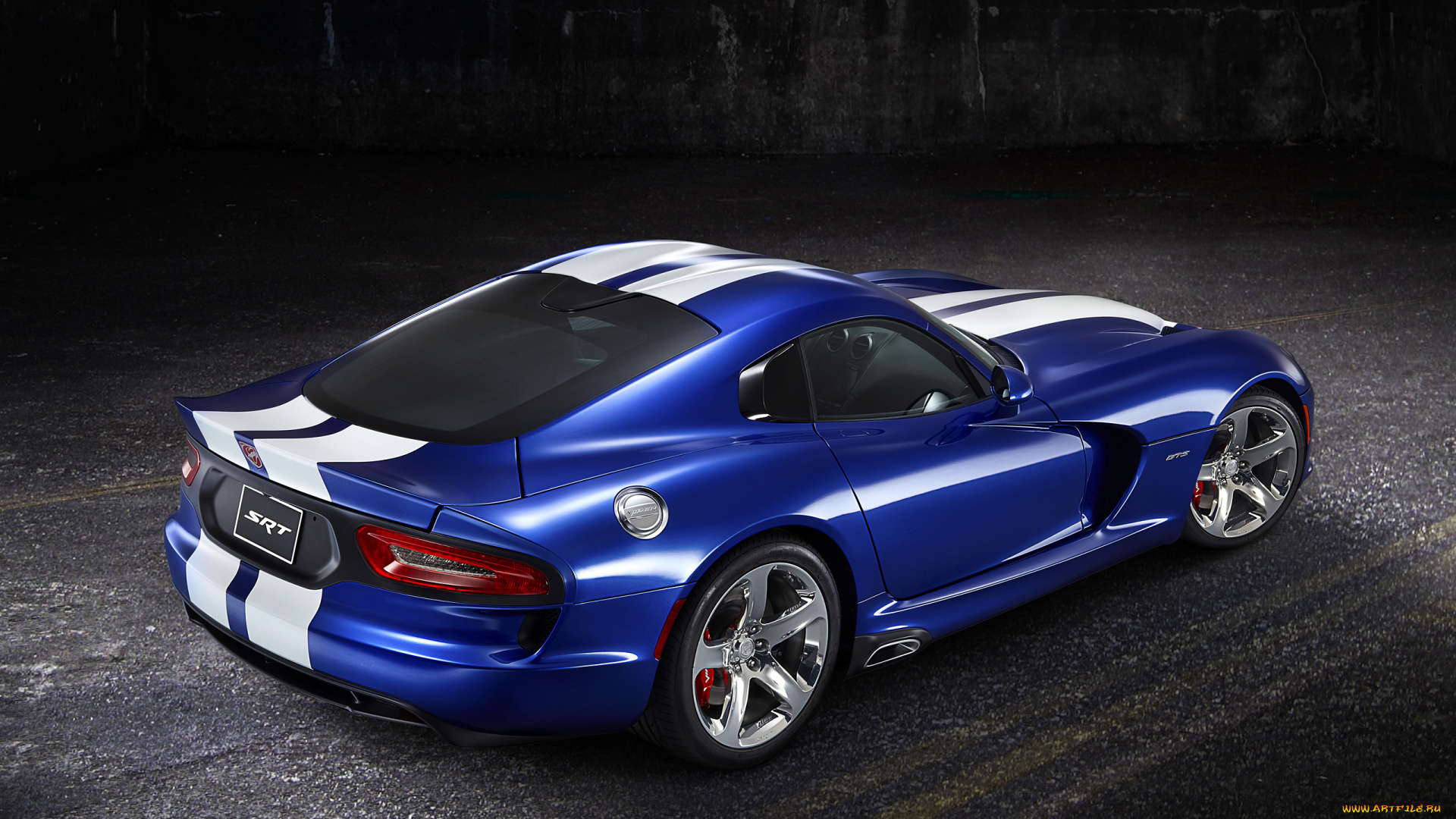 dodge, viper, srt, gts, launch, edition, автомобили, dodge, ночь, шоссе, авто, синий