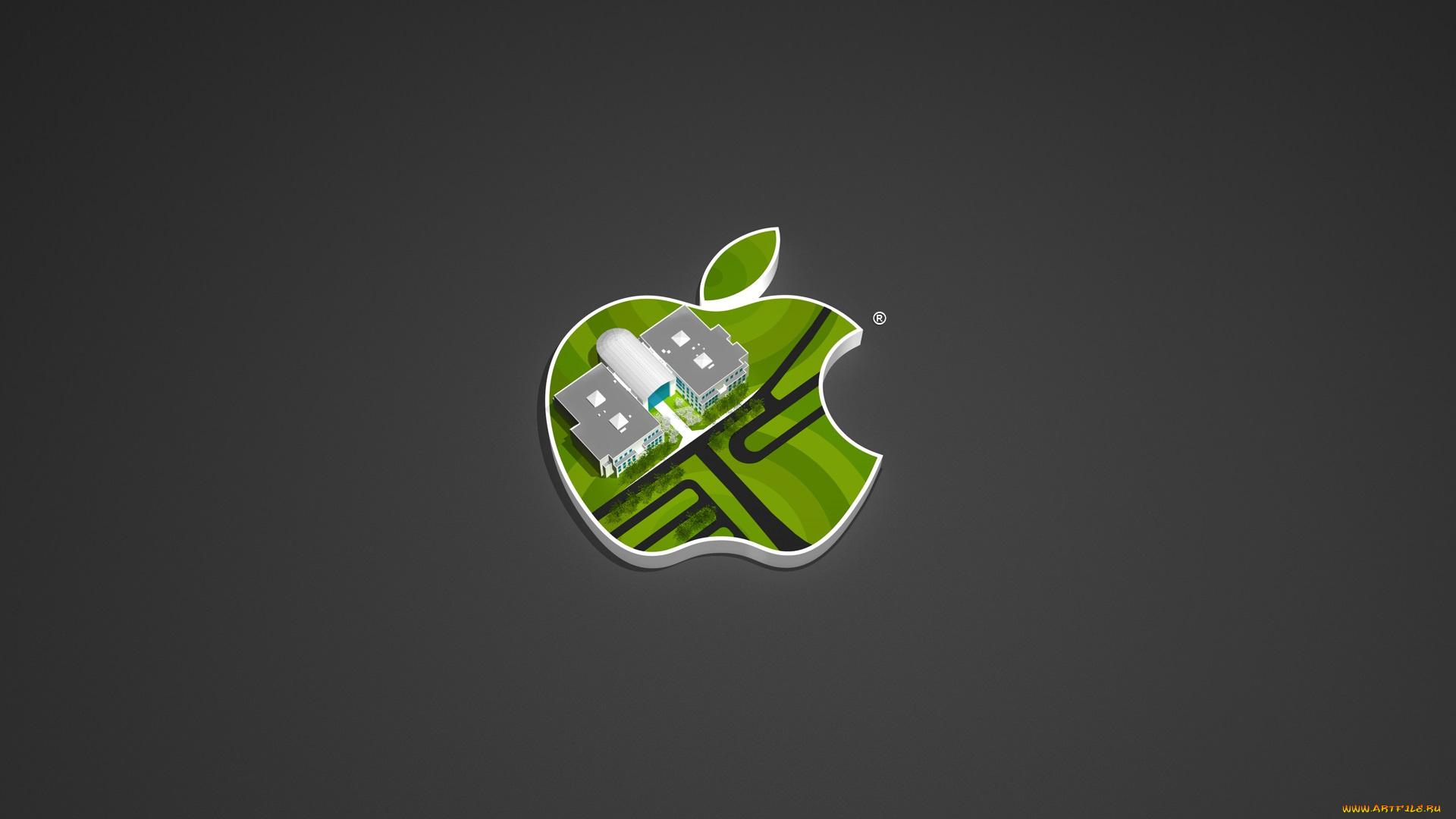 компьютеры, apple, логотип, яблоко, фон