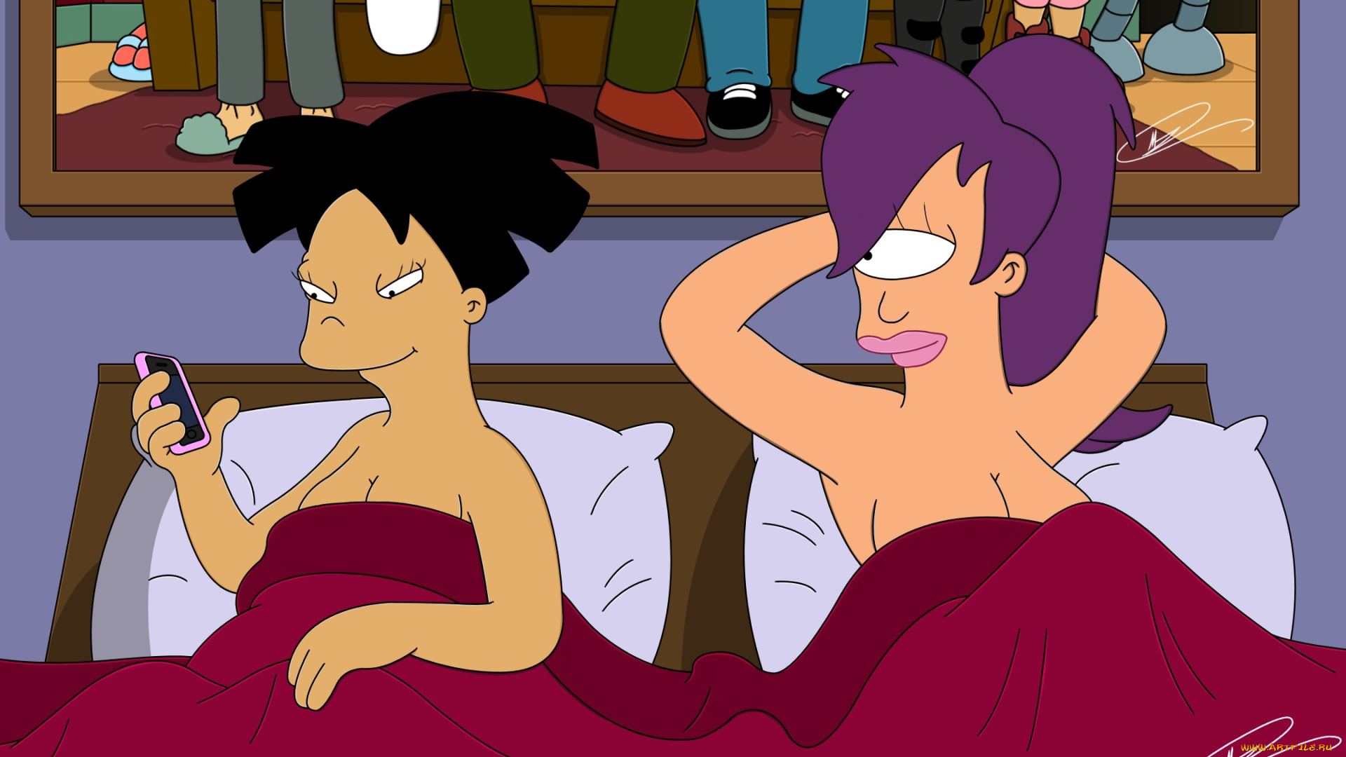 рисованные, комиксы, симпсоны