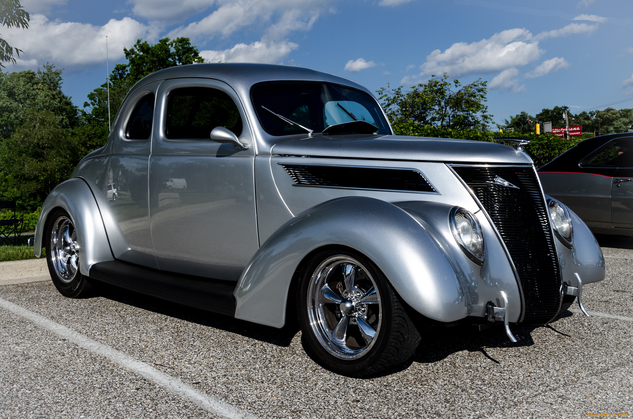 автомобили, выставки, и, уличные, фото, стоянка, авто, серый