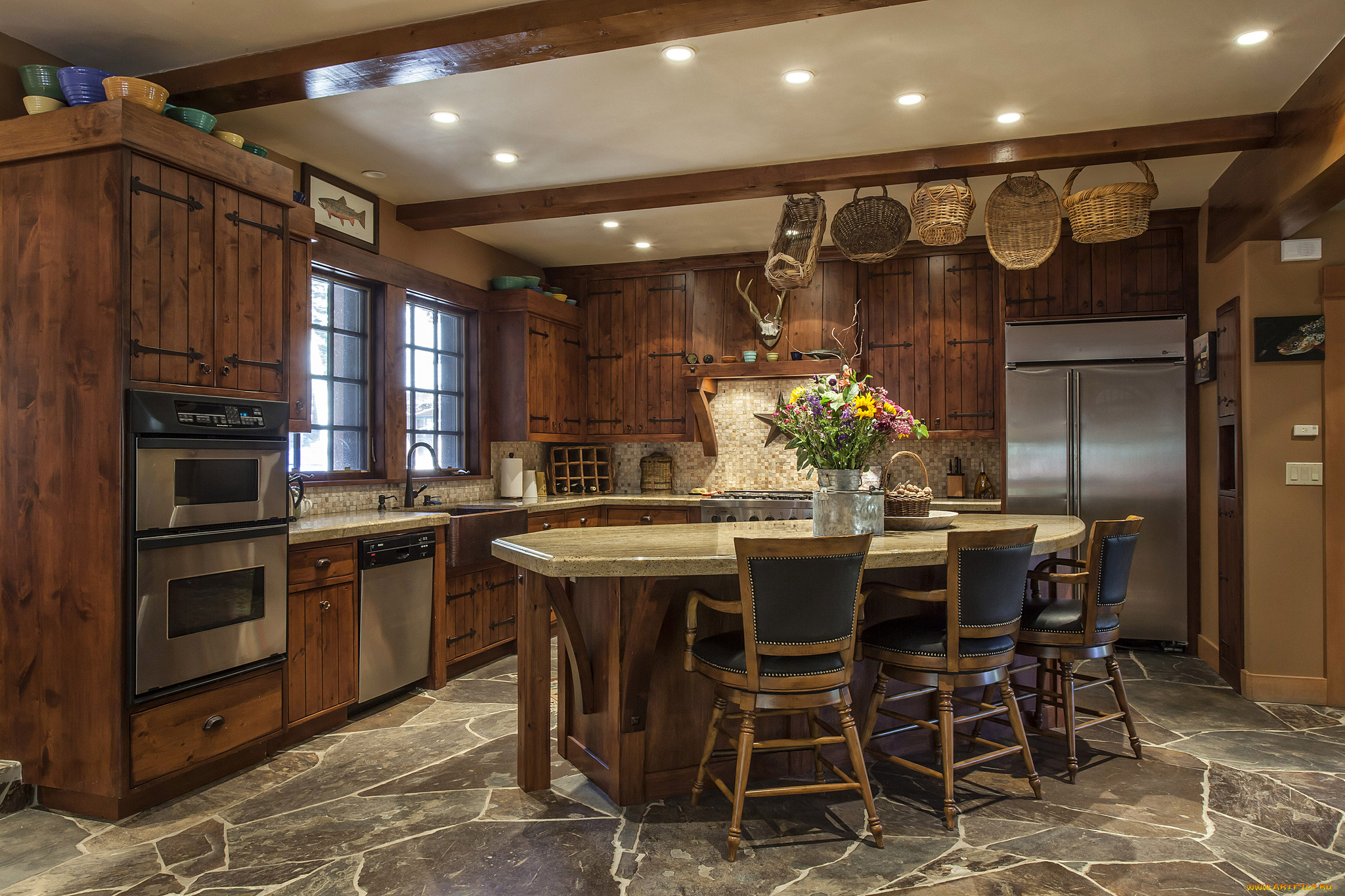 интерьер, кухня, мебель