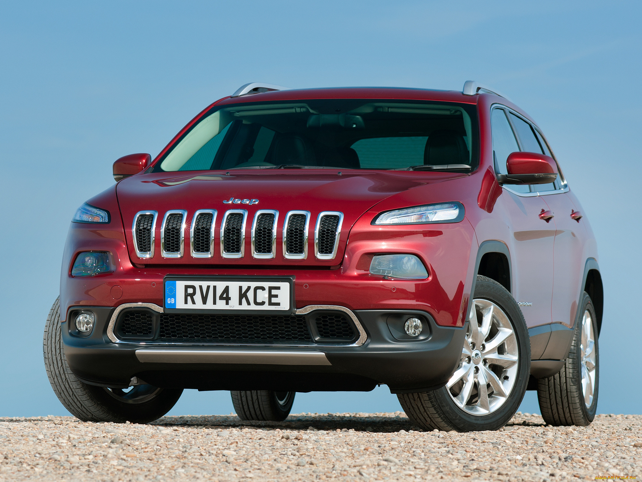 автомобили, jeep, красный, kl, uk-spec, limited, 2014г, cherokee