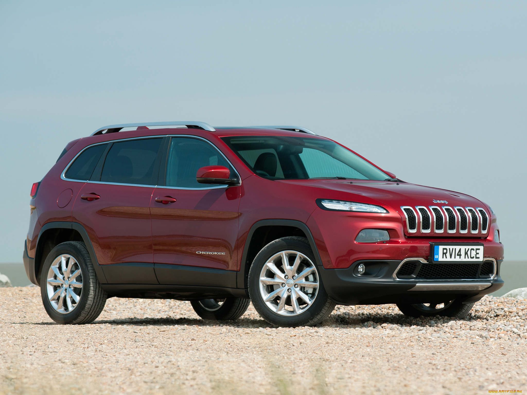 автомобили, jeep, uk-spec, limited, cherokee, красный, 2014г, kl