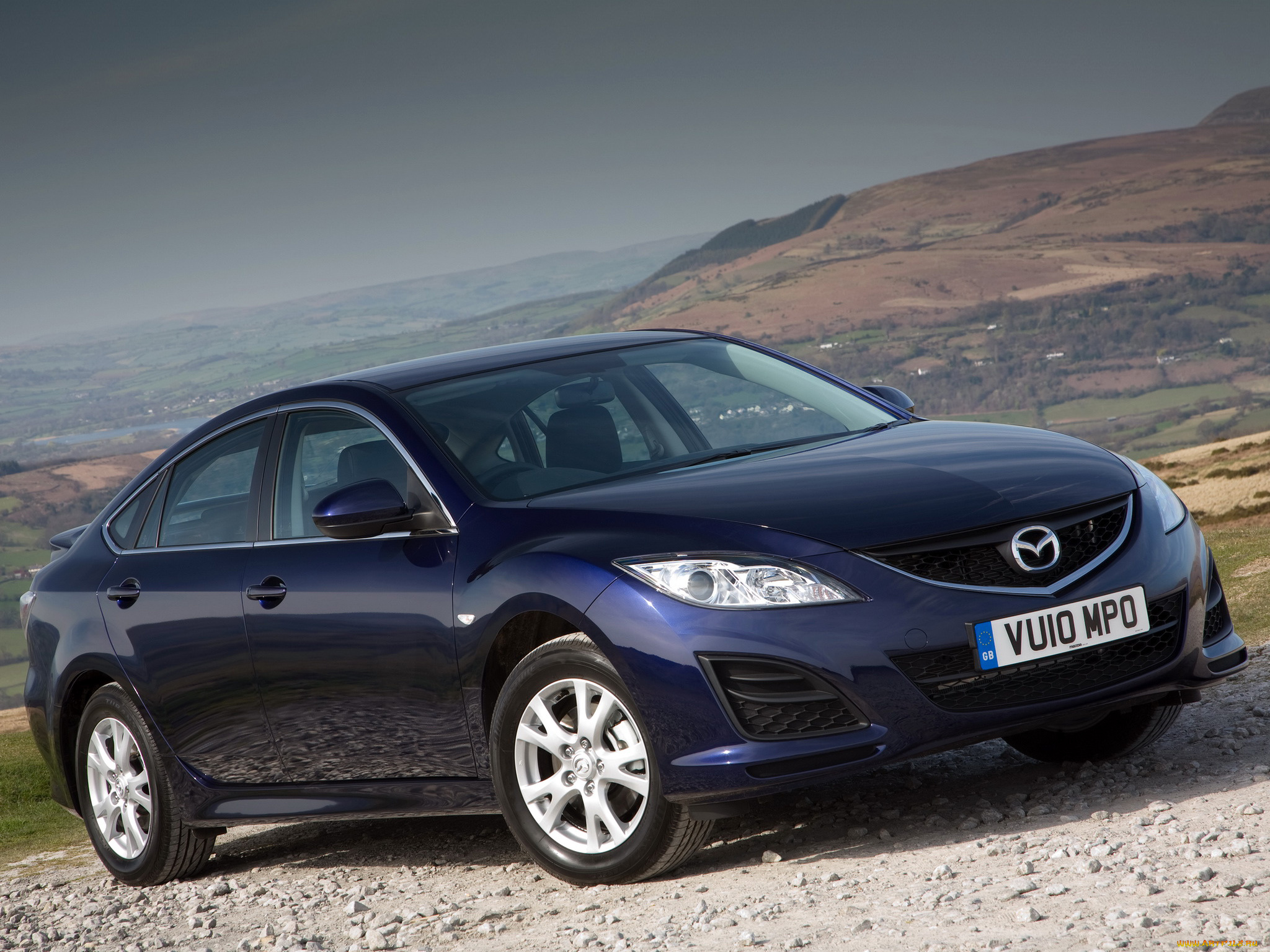 автомобили, mazda, 6, gh, uk-spec, hatchback, синий