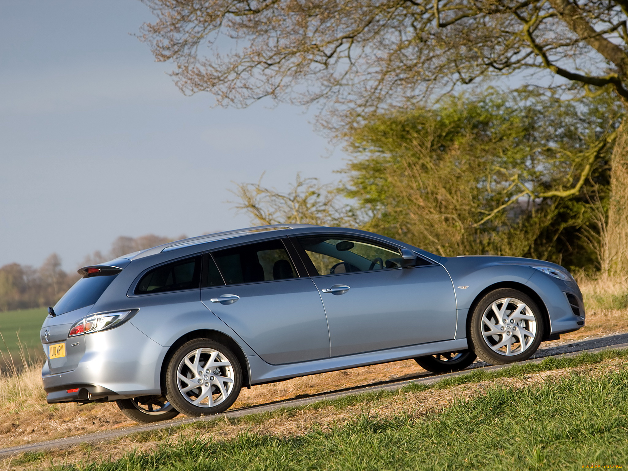 автомобили, mazda, 6, gh, wagon, uk-spec, серый