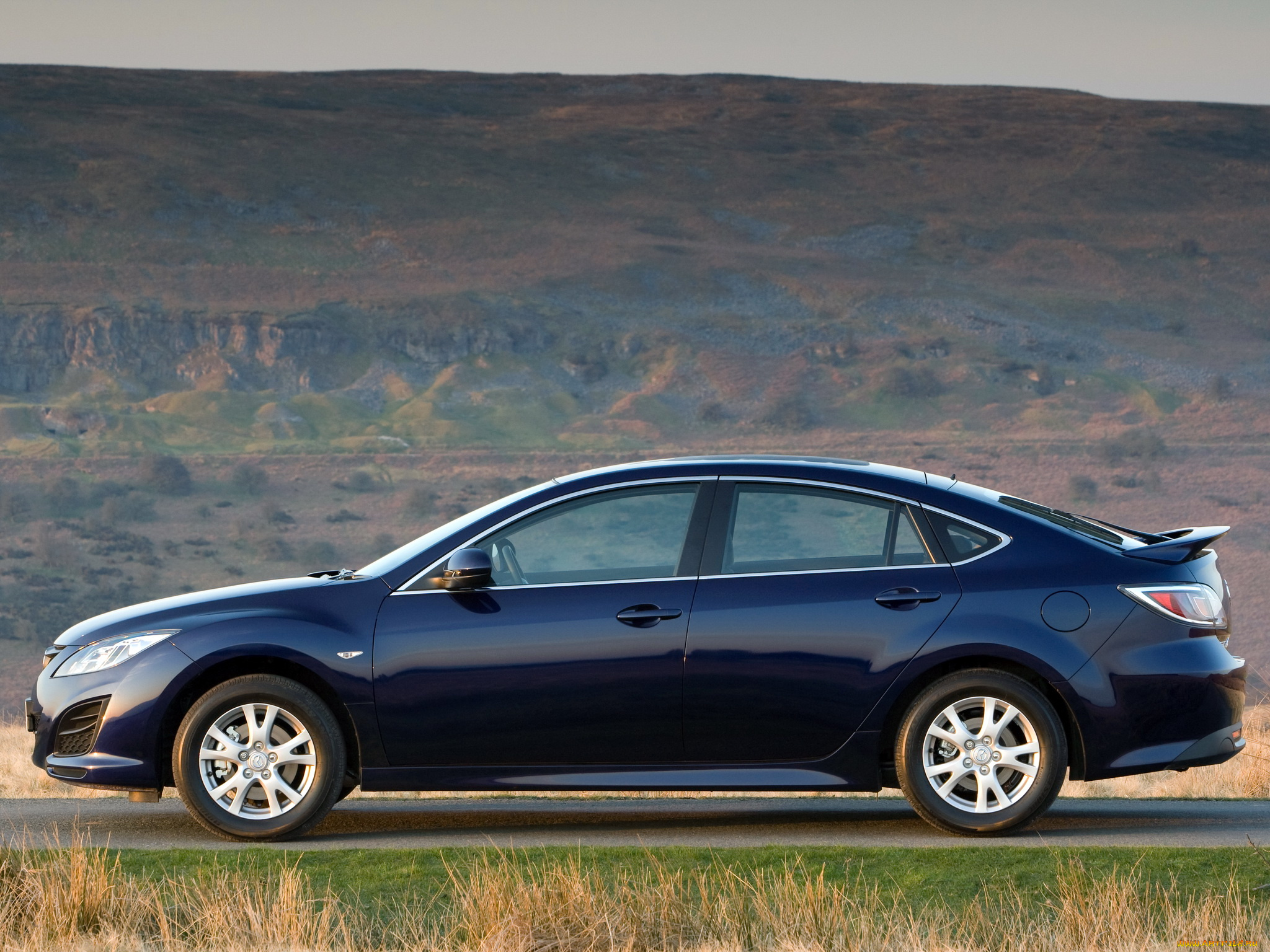 автомобили, mazda, uk-spec, hatchback, 6, синий, gh