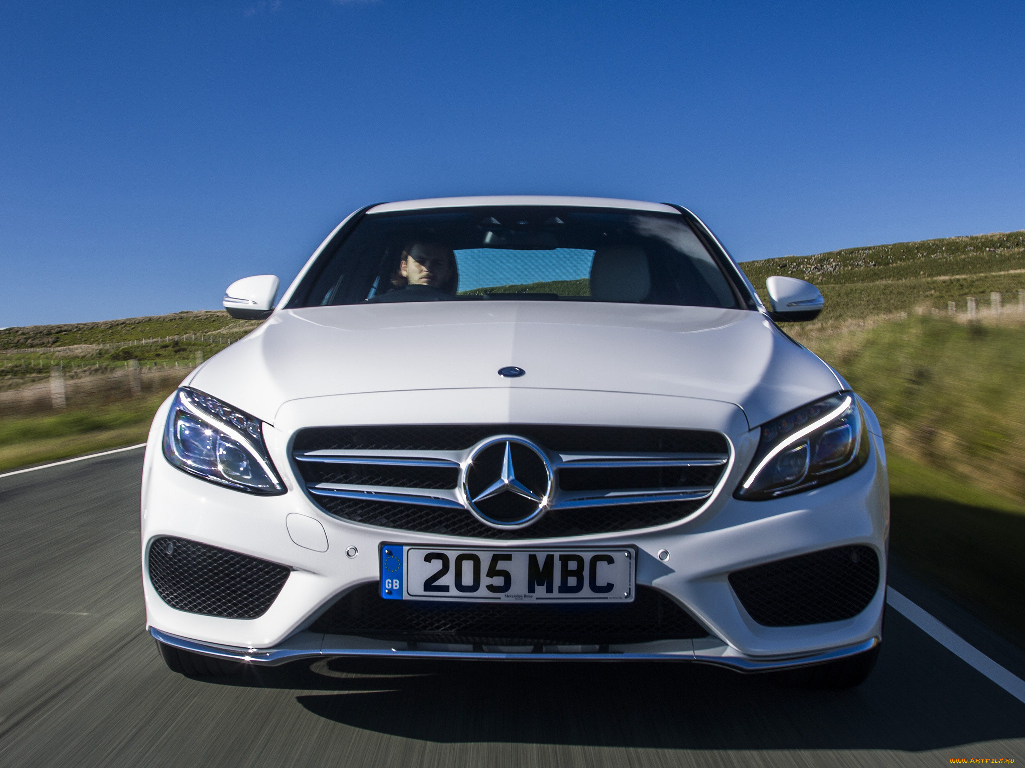 автомобили, mercedes-benz, светлый, 2014г, w205, uk-spec, line, bluetec, amg, c, 220