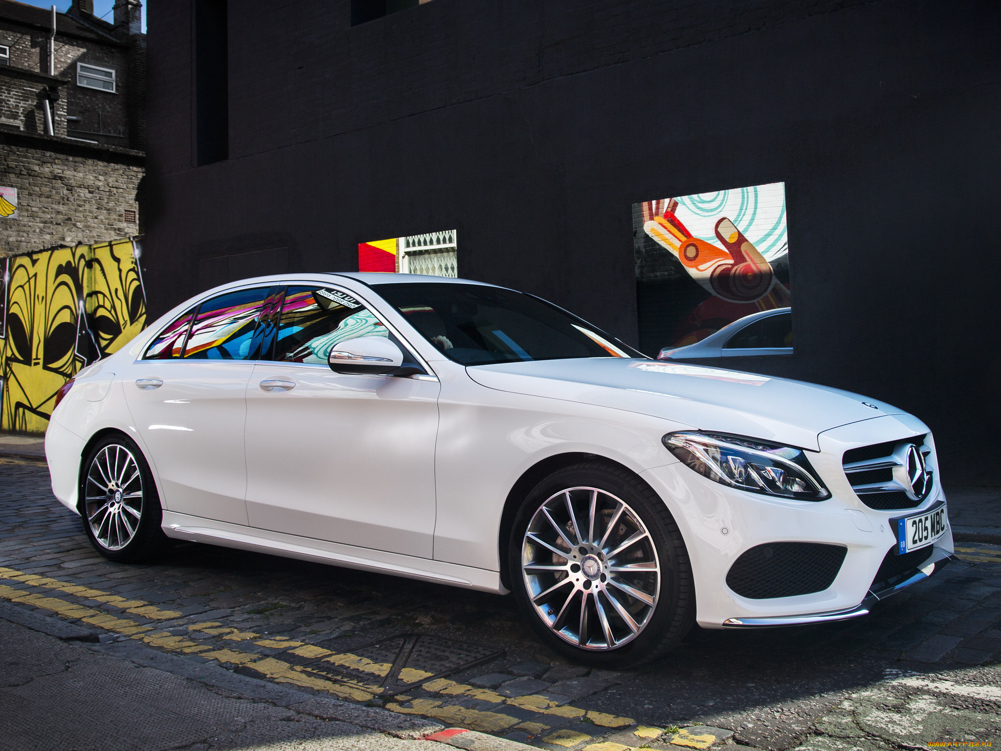 автомобили, mercedes-benz, светлый, amg, bluetec, c, 220, 2014г, w205, uk-spec, line