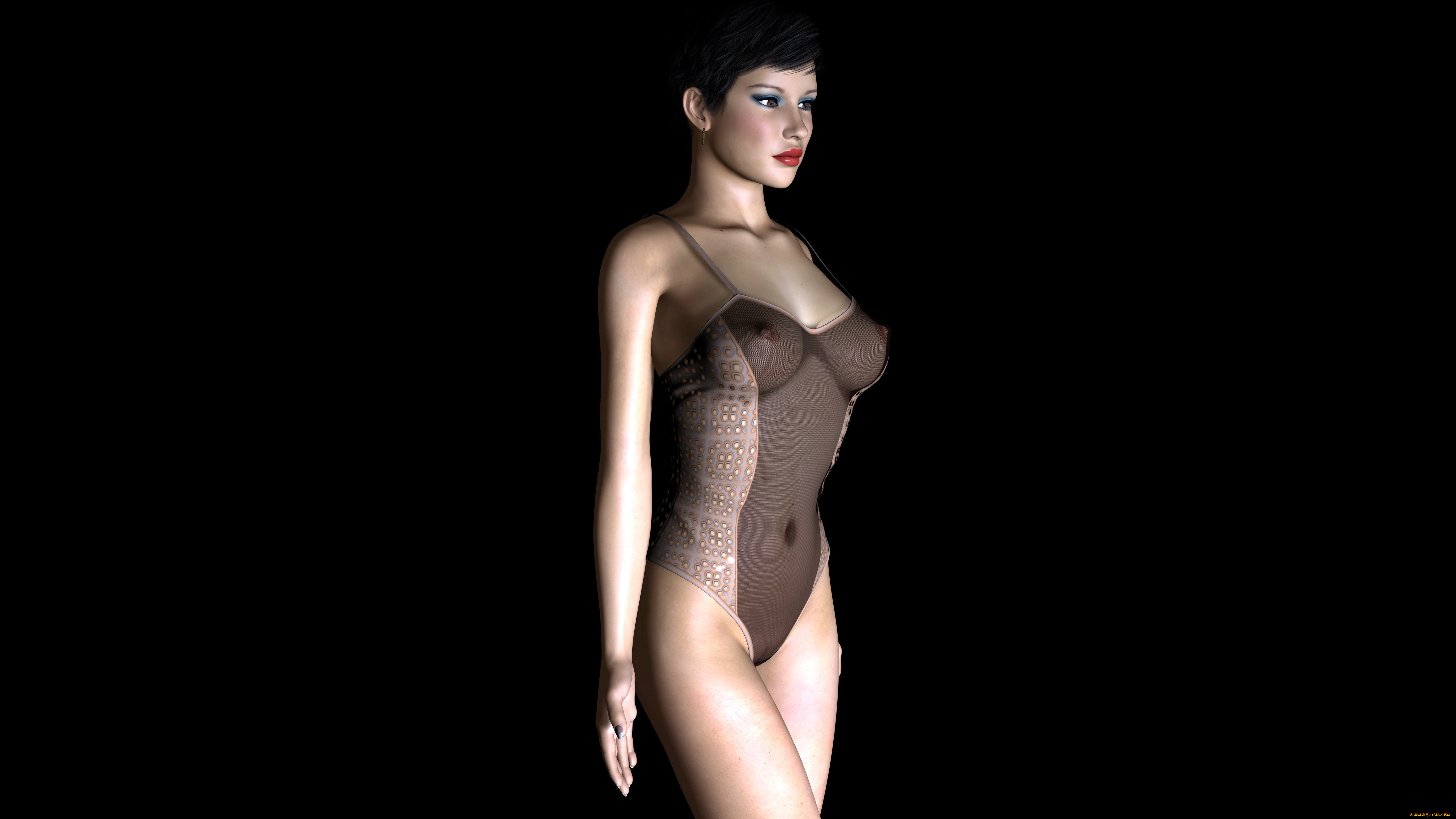 3д, графика, люди, , people, фон, взгляд, девушка