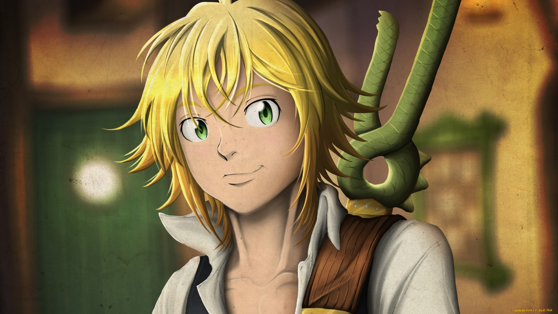 аниме, nanatsu, no, taizai, мелиодас, грех, ярости, семь, смертных, грехов