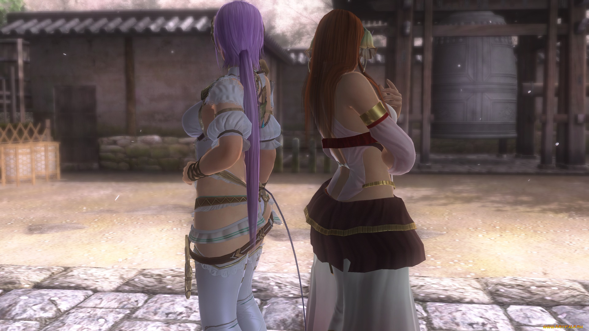 3д, графика, аниме, , anime, фон, взгляд, поза, девушки