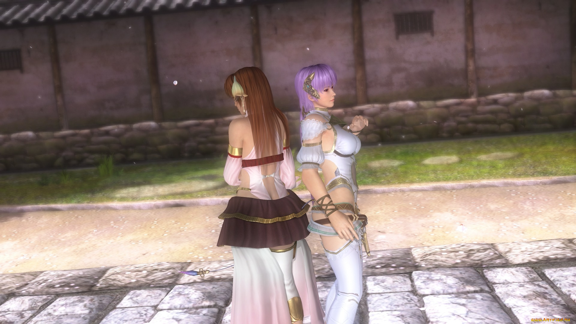 3д, графика, аниме, , anime, поза, фон, взгляд, девушки