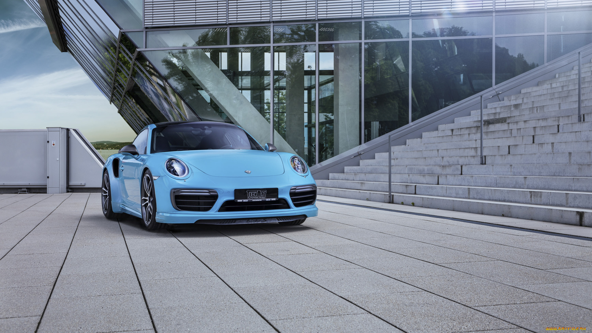 автомобили, porsche, 991, turbo, s, 911, 2016г, techart