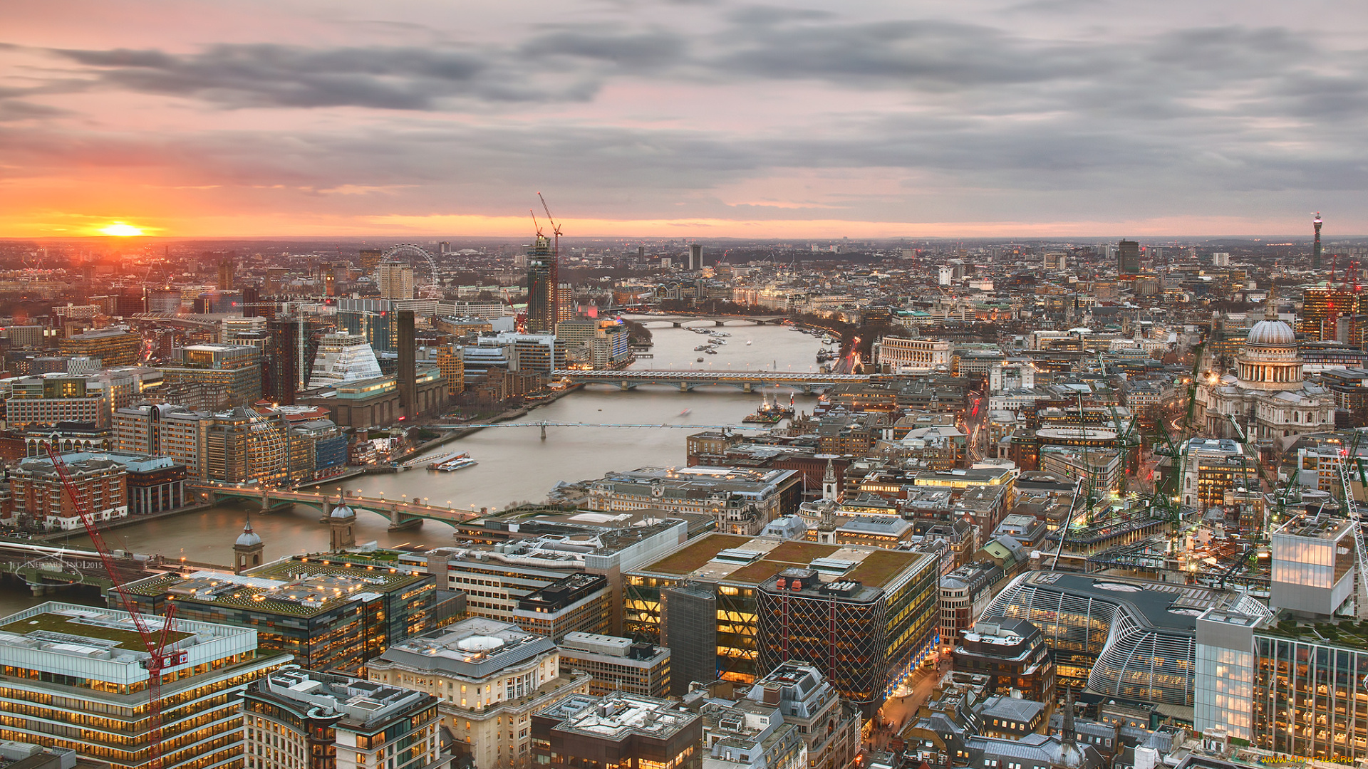london, , uk, города, лондон, , великобритания, рассвет