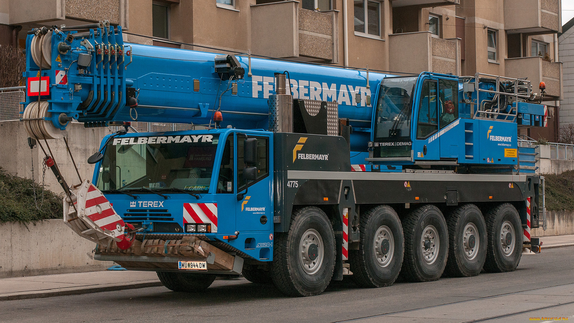 техника, краны, автокран