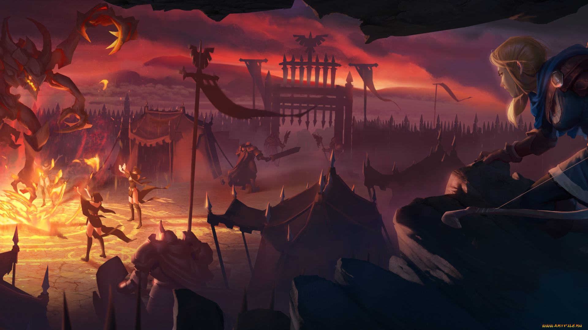 видео, игры, albion, online, albion, online, персонажи