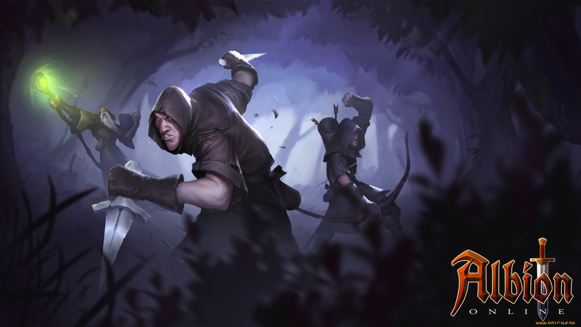 видео, игры, albion, online, персонажи, albion, online