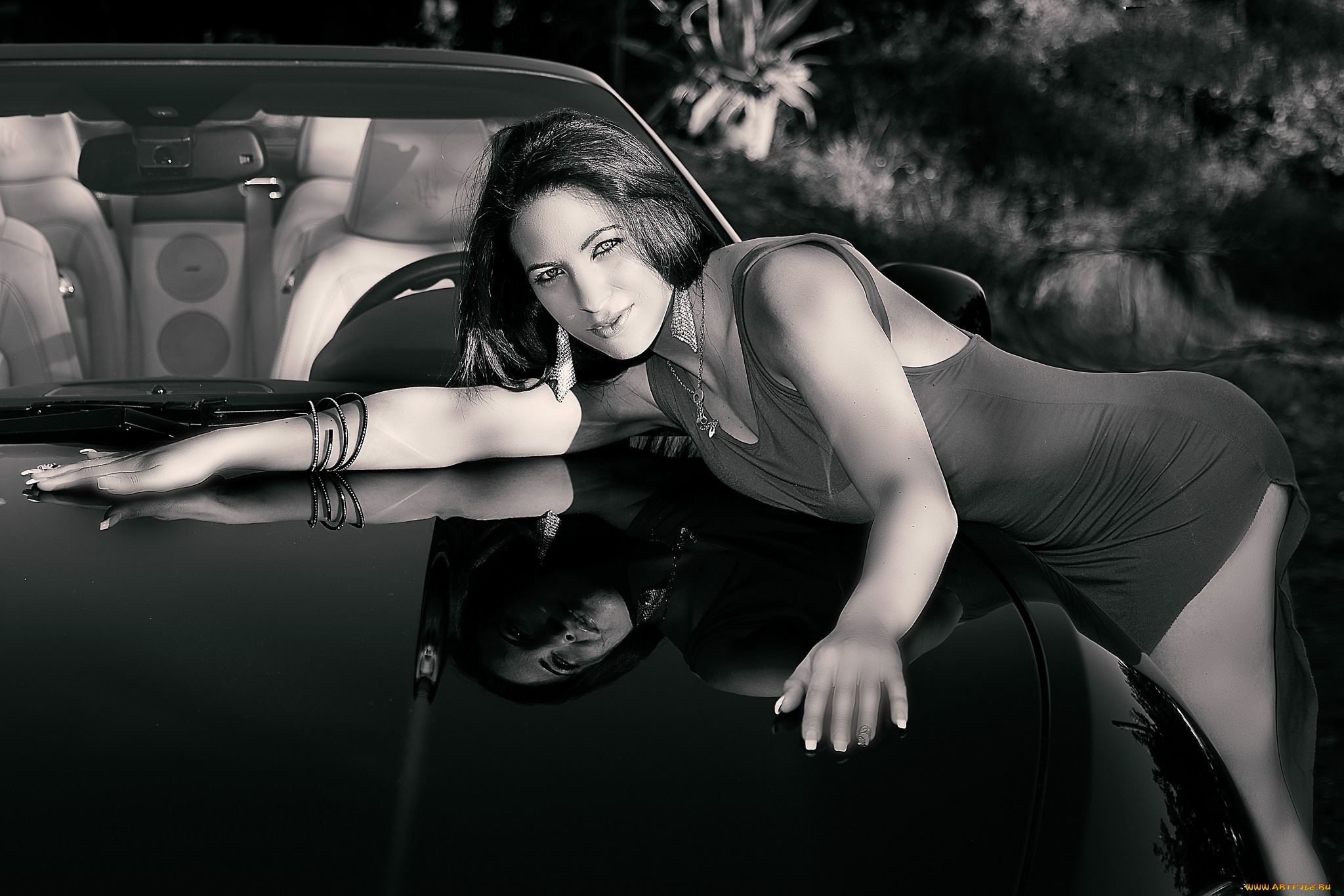 автомобили, -авто, с, девушками, девица, авто