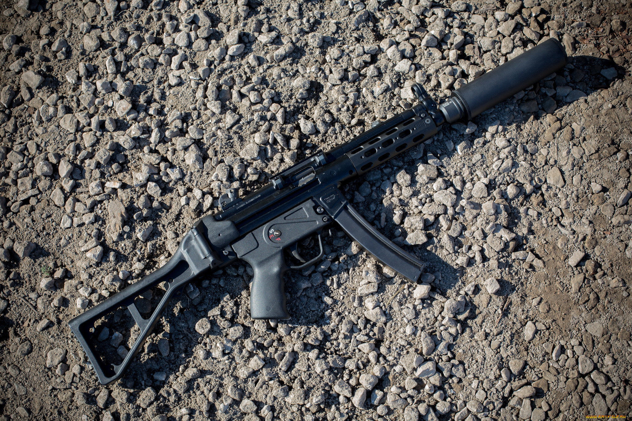 оружие, автоматы, пистолет-пулемёт, глушитель, фон