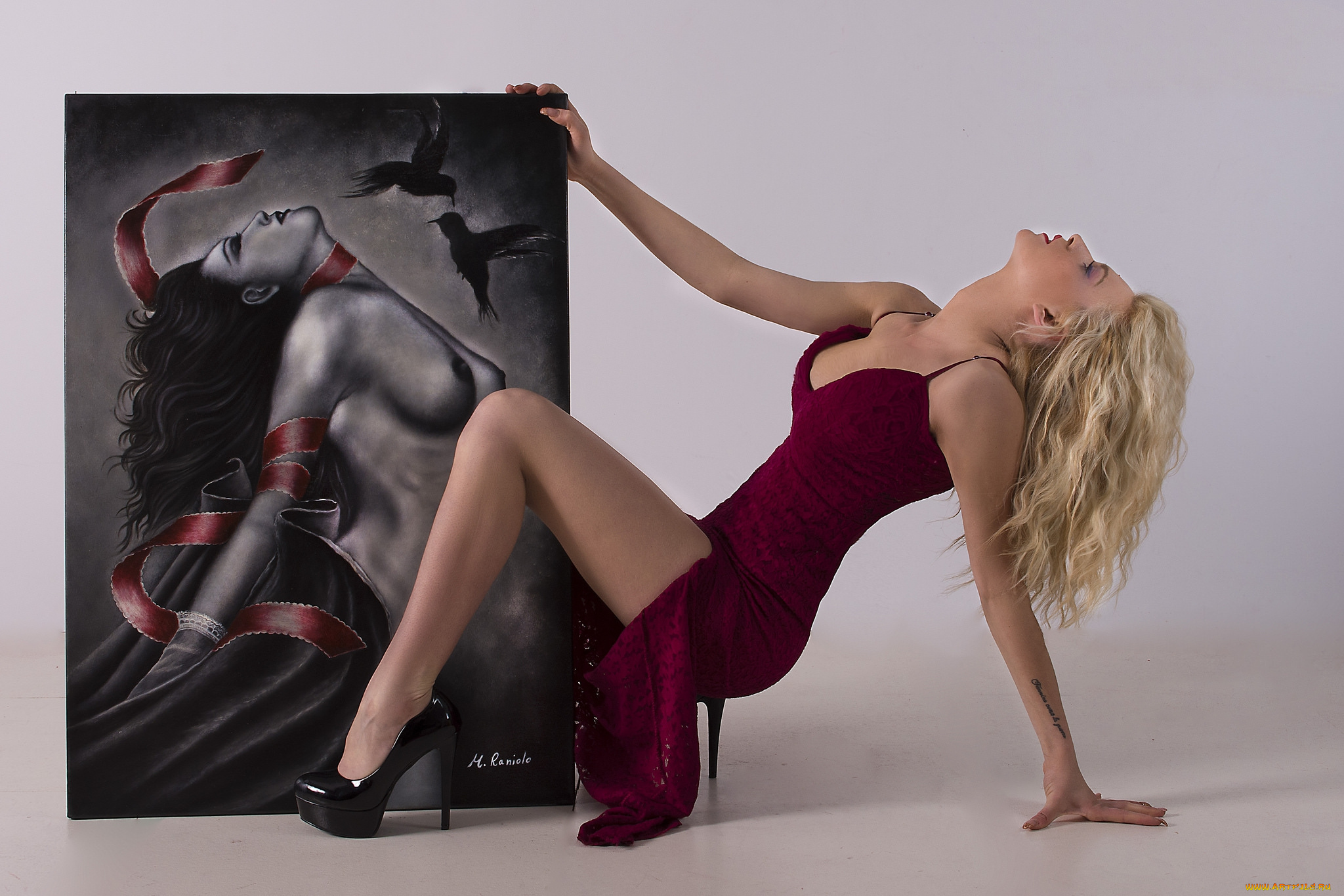 девушки, -unsort, , блондинки, взгляд, лицо