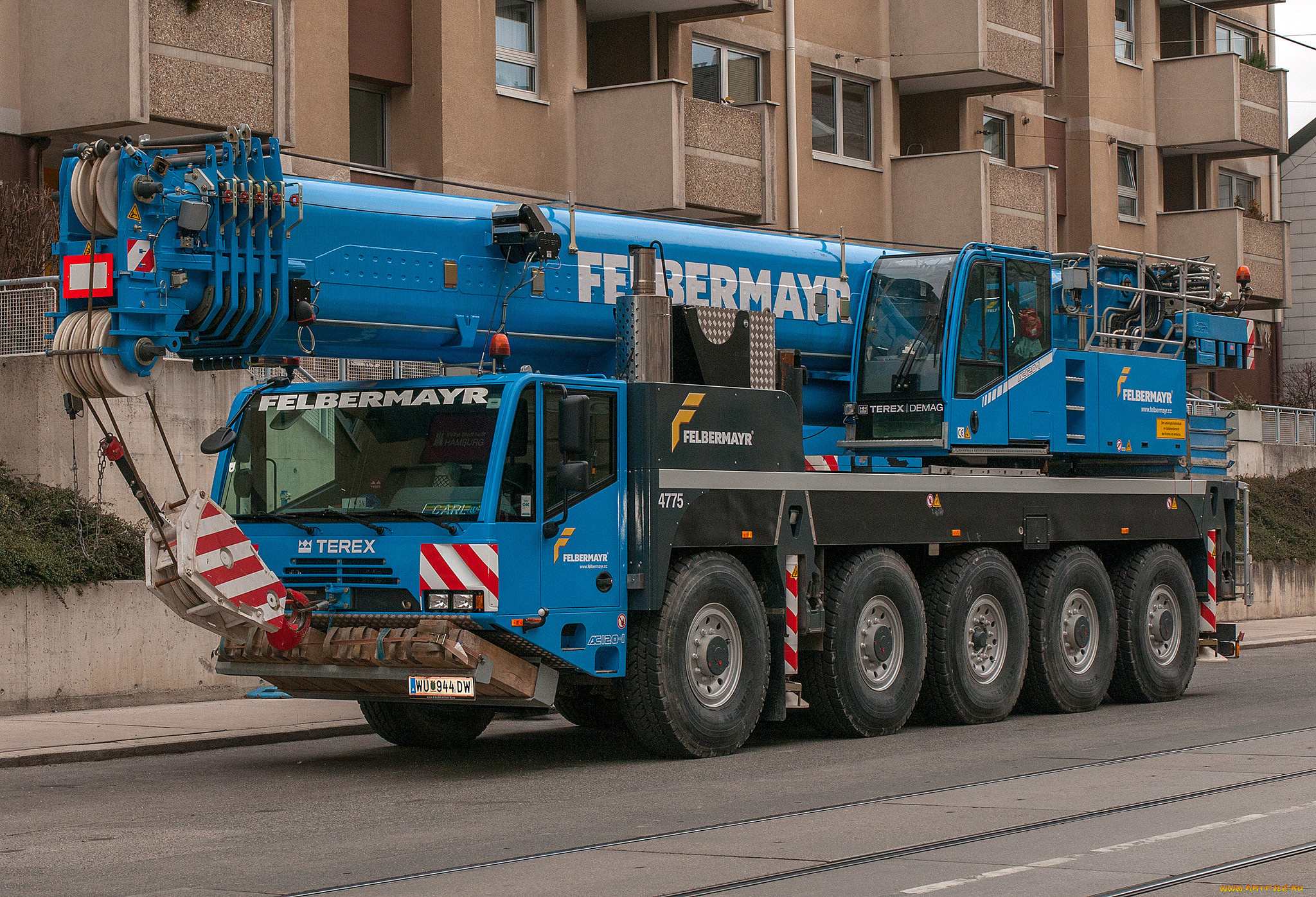 техника, краны, автокран