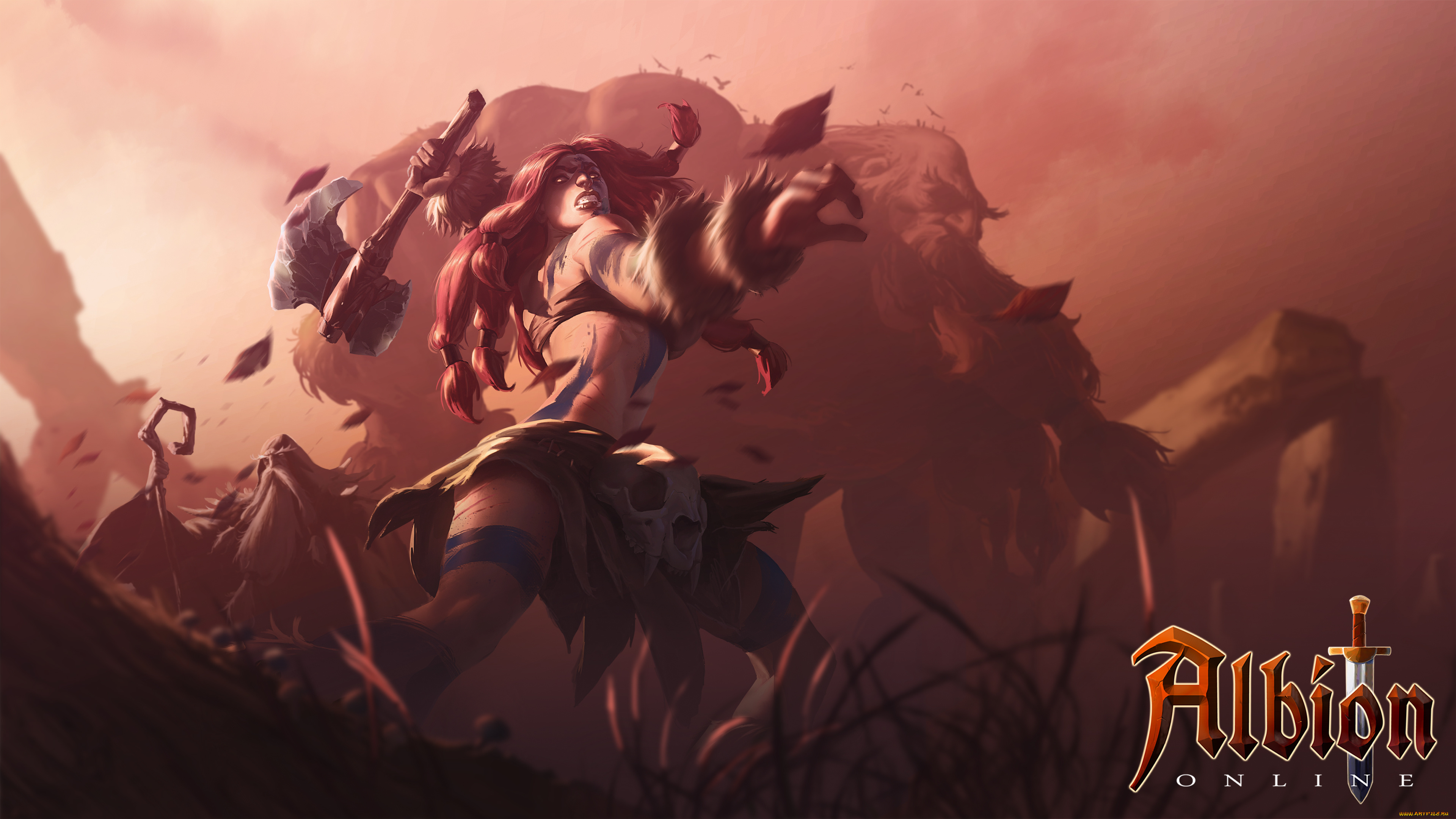 видео, игры, albion, online, albion, online, персонажи