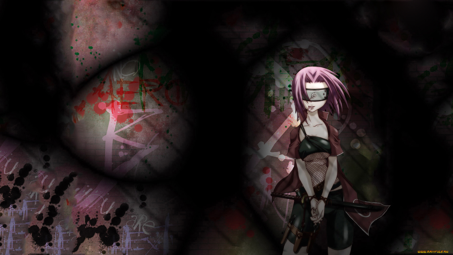 аниме, naruto, сакура