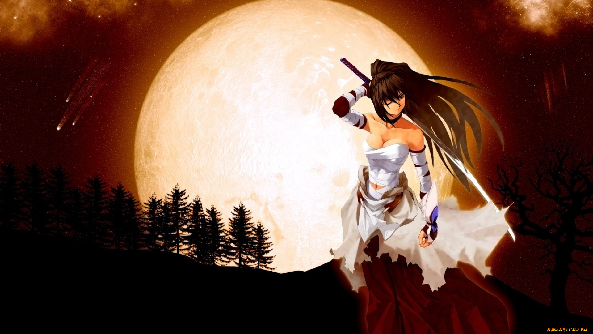 аниме, оружие, , техника, , технологии, девушка